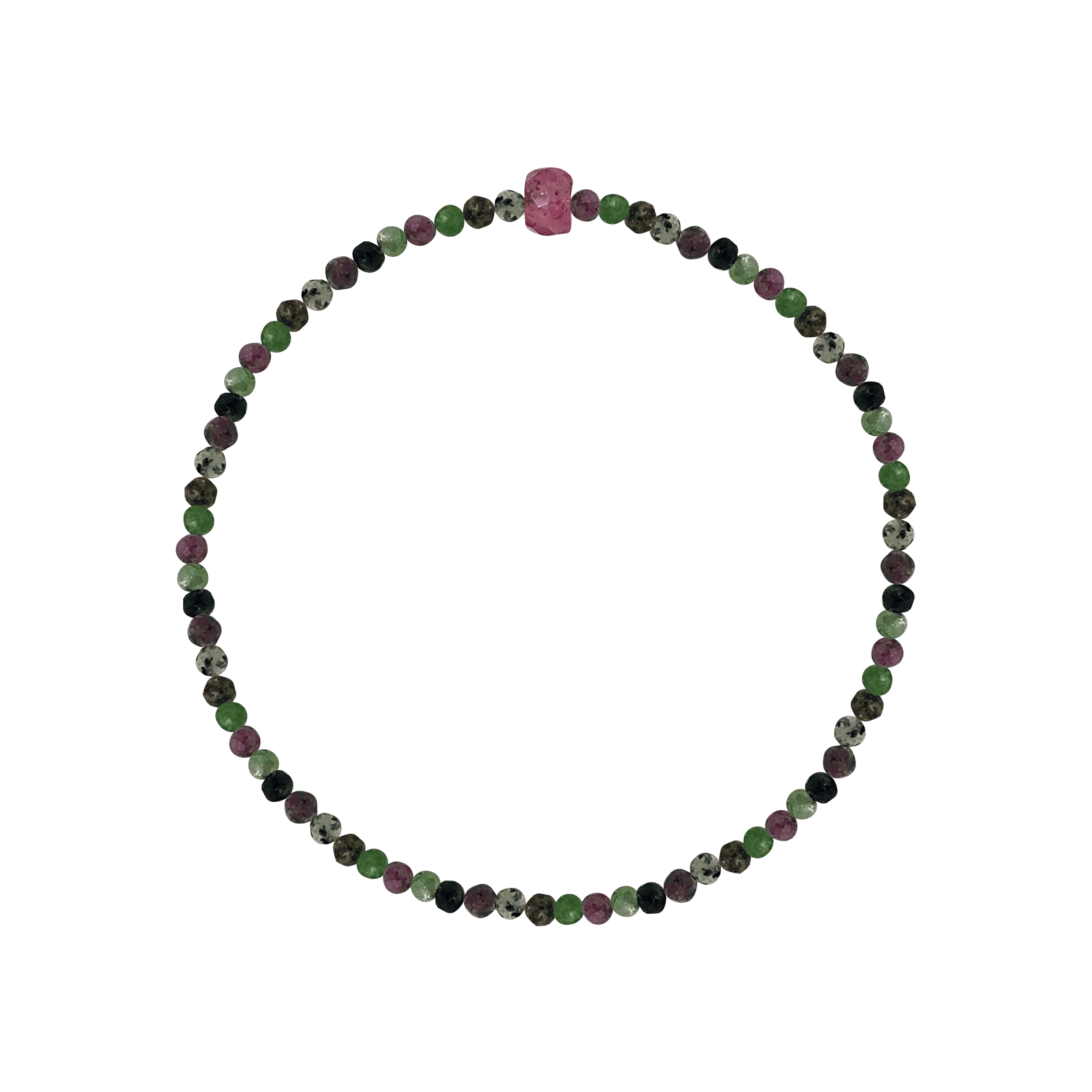 Ruby Zoizite Semi-Precious Bracelet