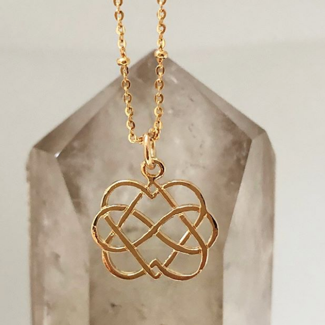 Double Infinity Pendant - Mirabelle Jewellery