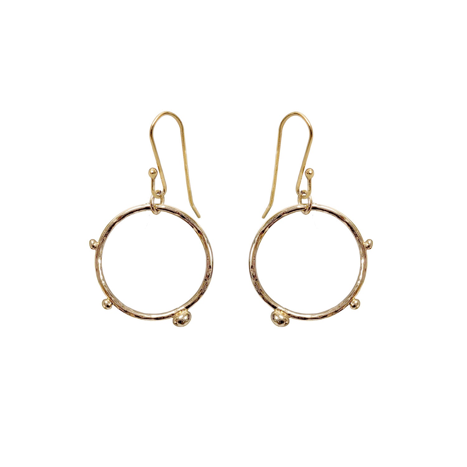 Small Dot Earrings Fair Trade