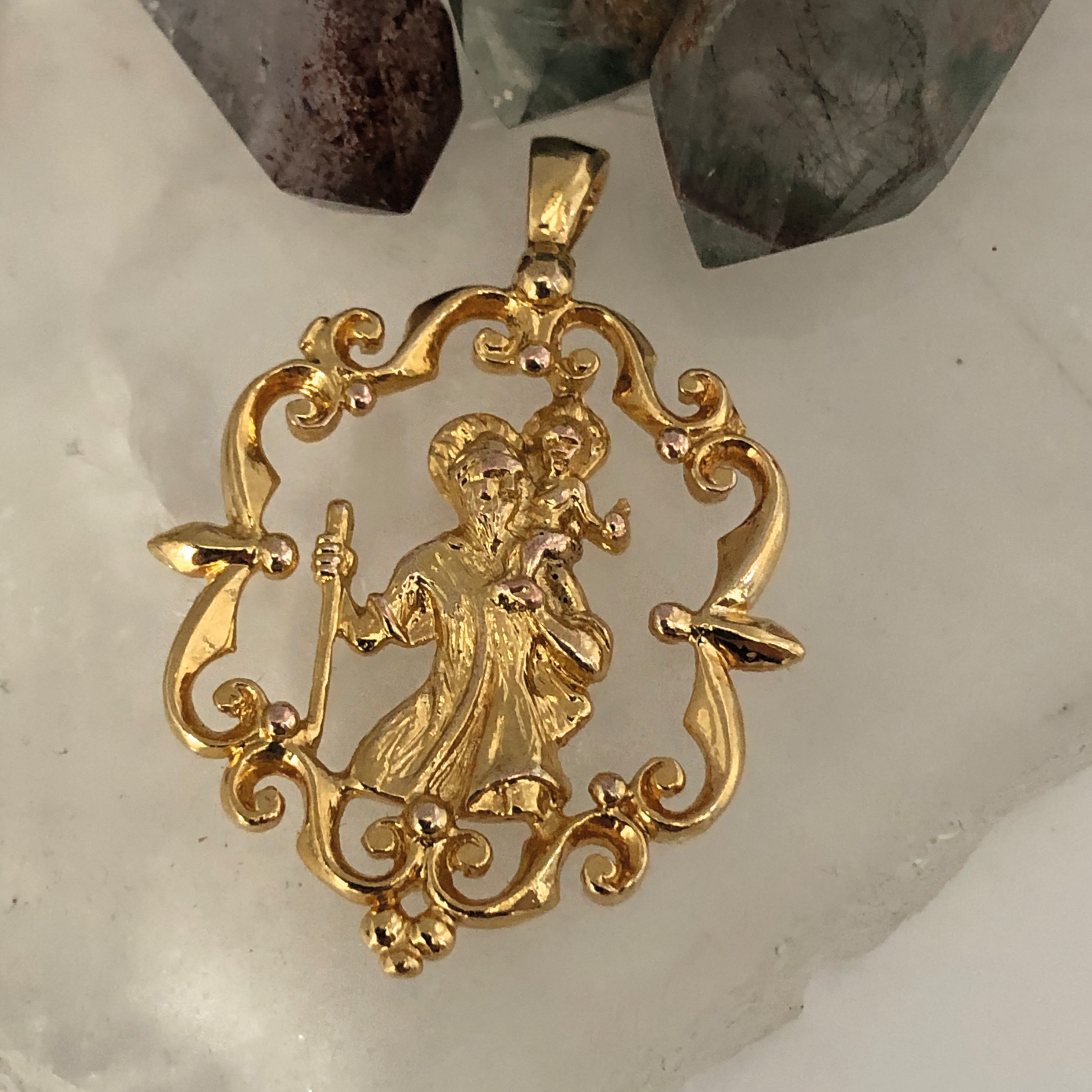 St Christopher Large Pendant