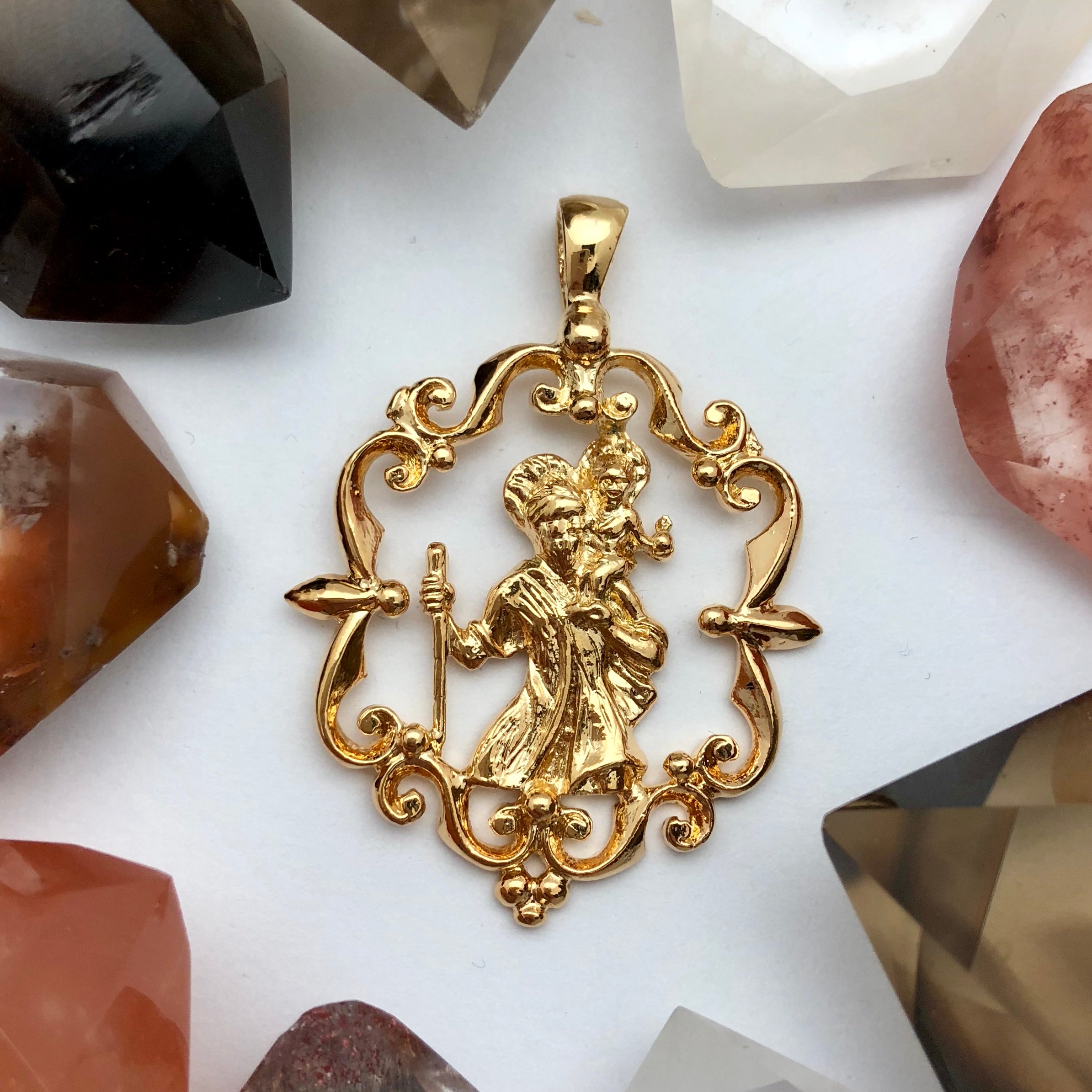 St Christopher Large Pendant