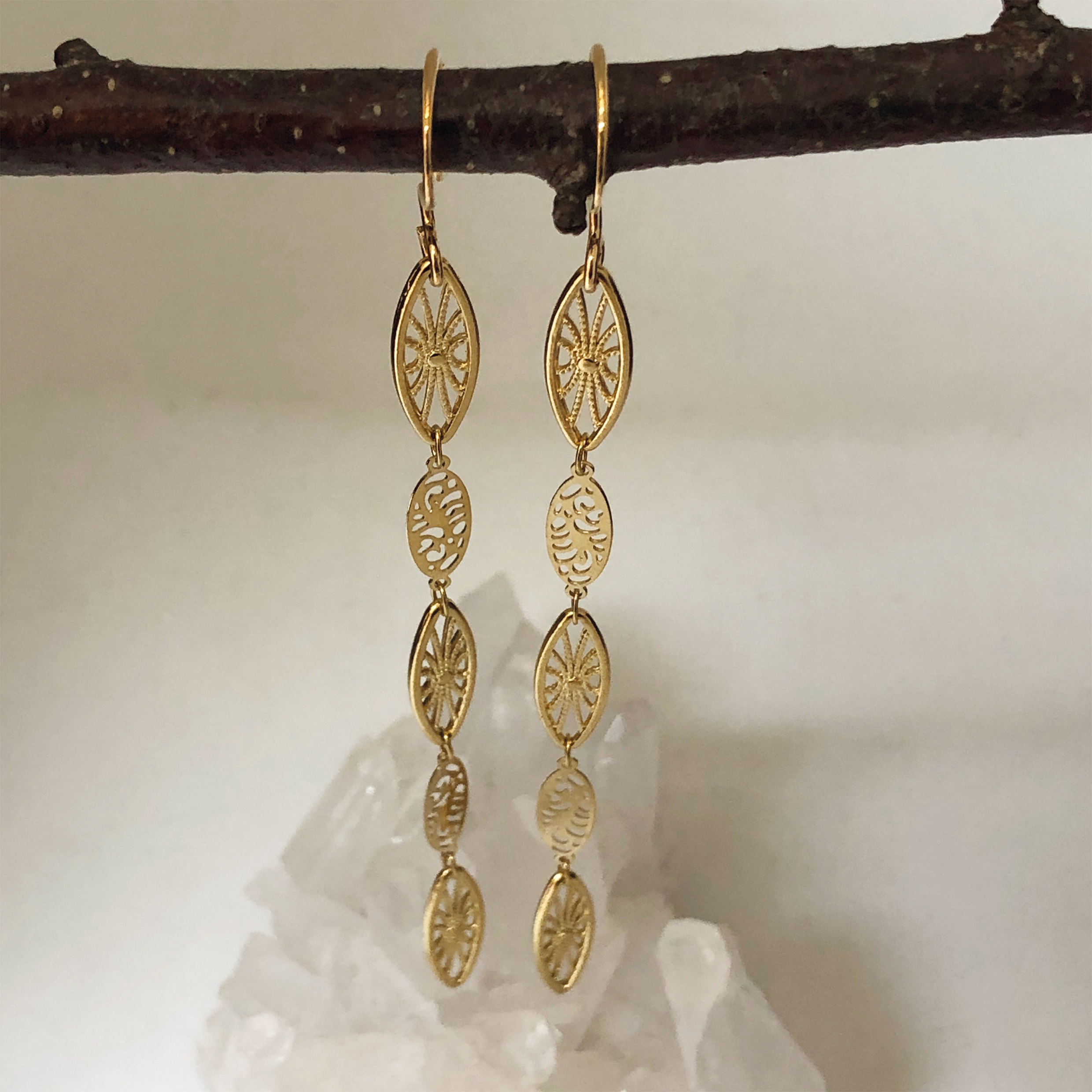 Sunshine Chain Earrings