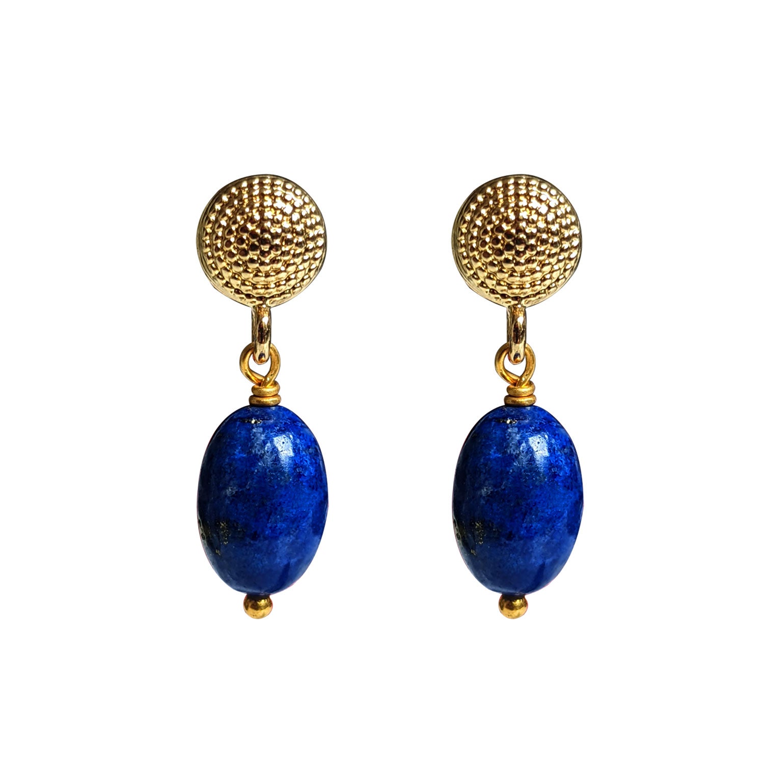 Talia Studs Lapis Lazuli Oval