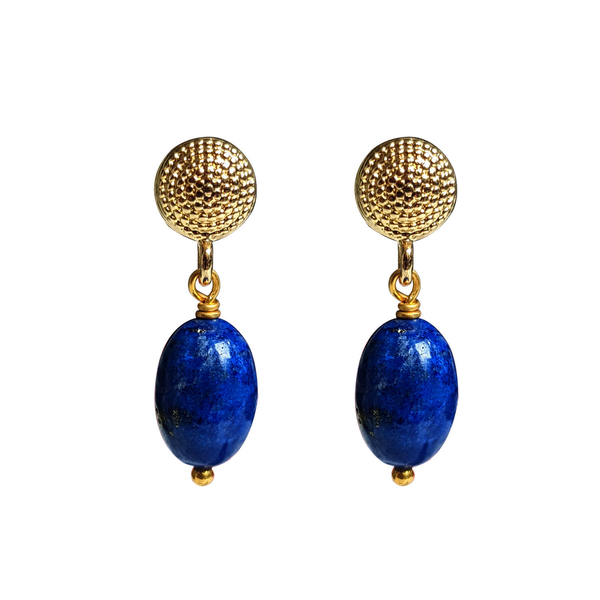 Talia Studs Lapis Lazuli Oval
