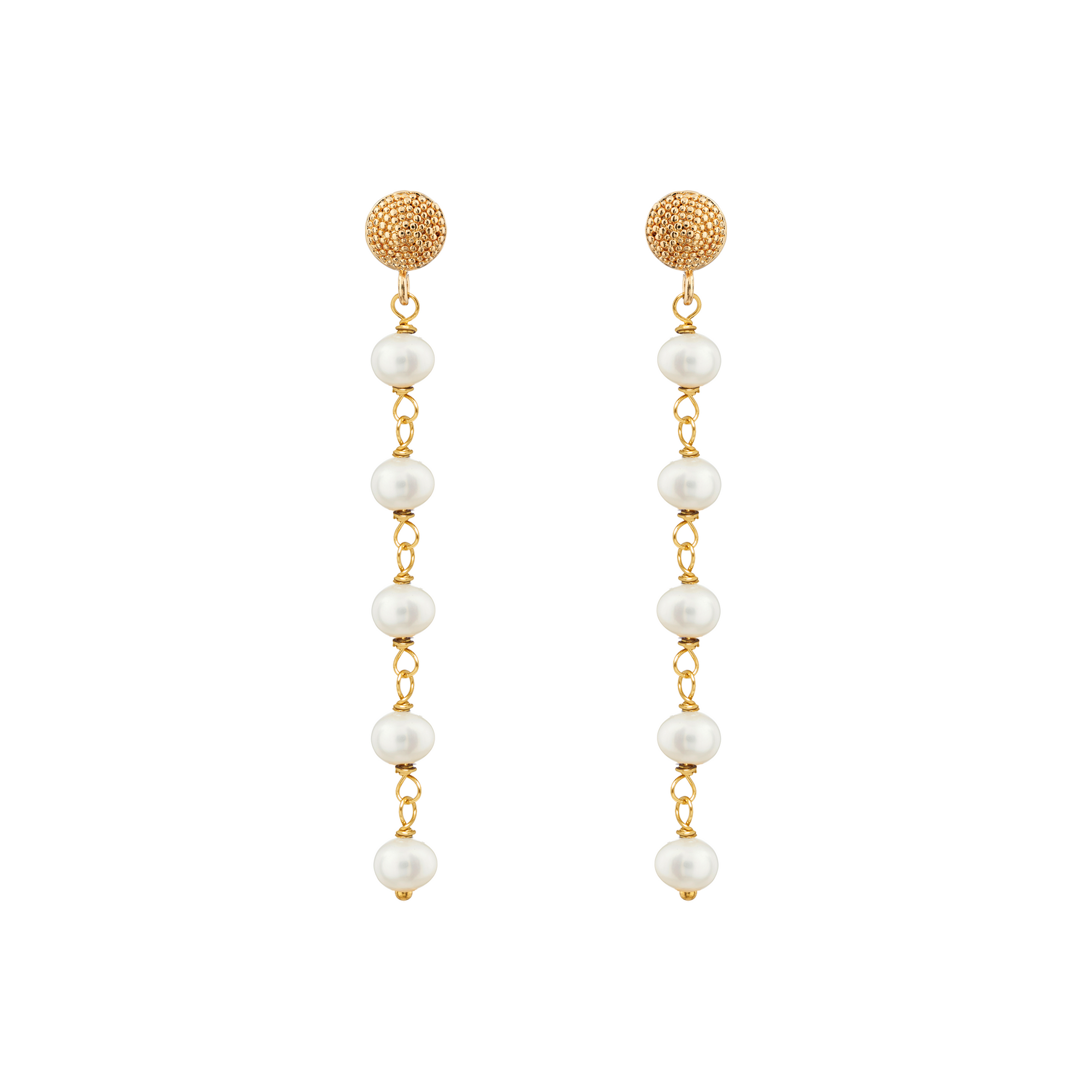 Talia Studs 5 Pearl