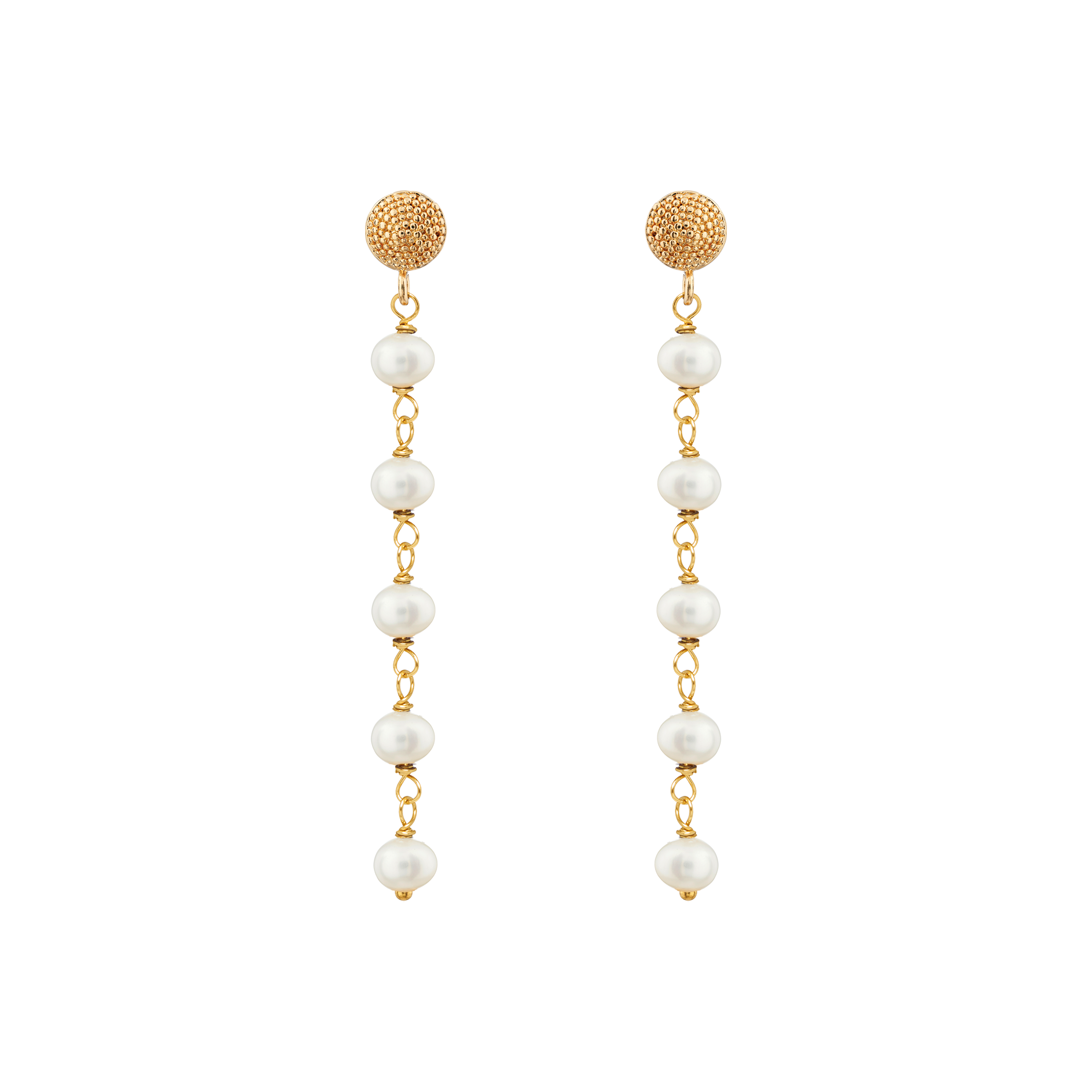 Talia Studs 5 Pearl