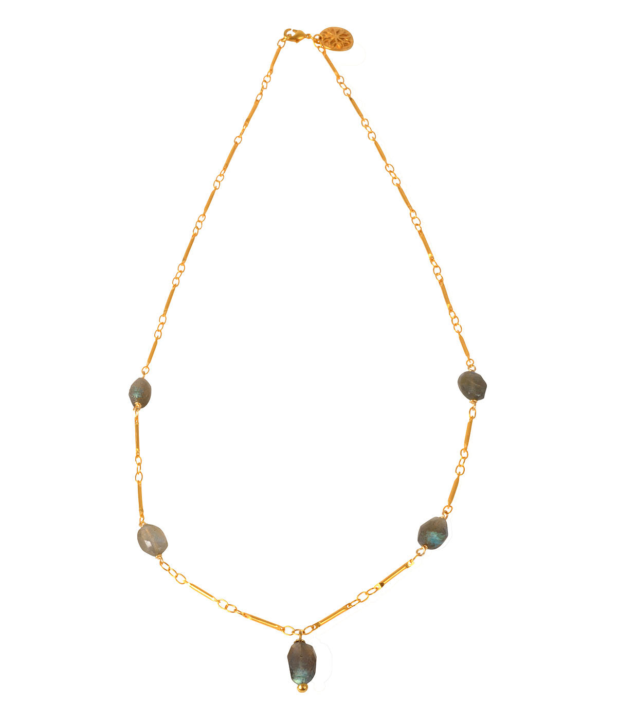 Tula Chain Short Semi Precious - Mirabelle Jewellery
