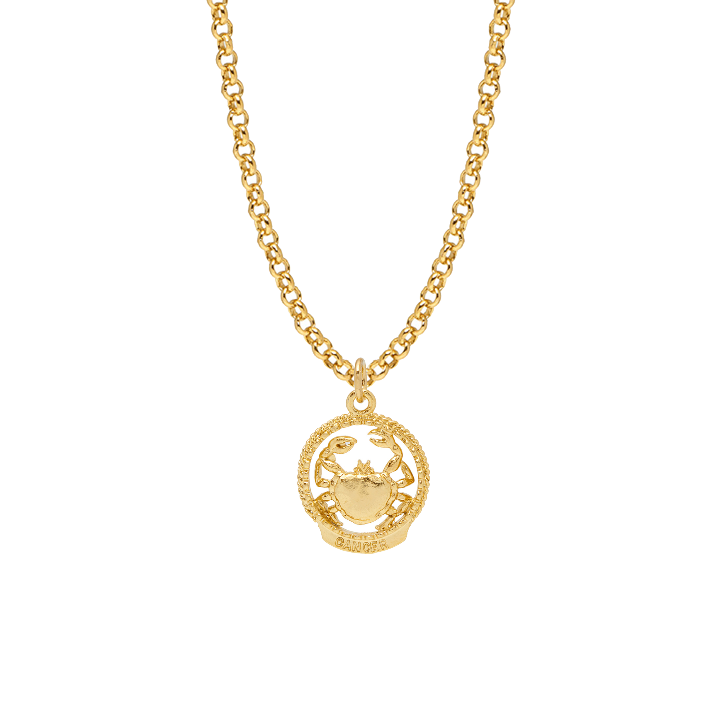 Zodiac Rope Frame Medal - Mirabelle Jewellery