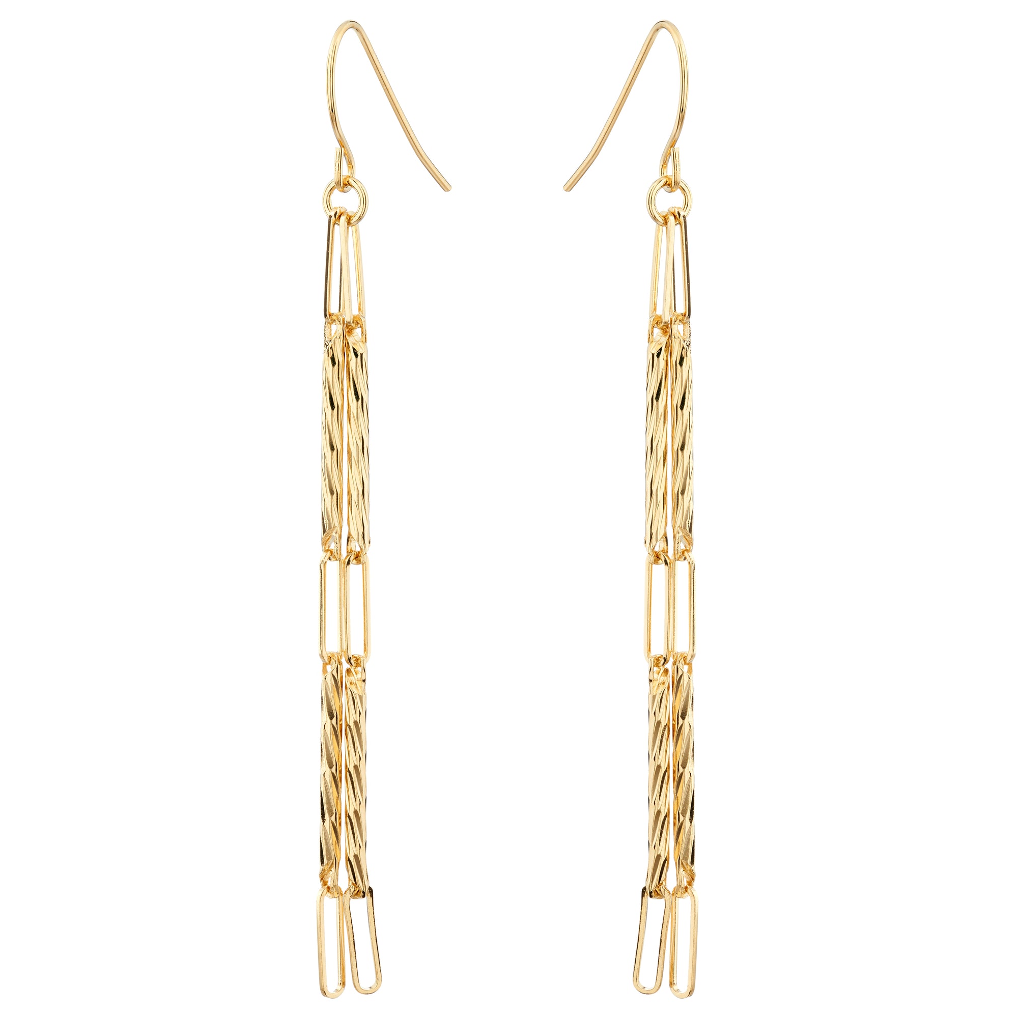 Maggie Chain Earrings - Mirabelle Jewellery