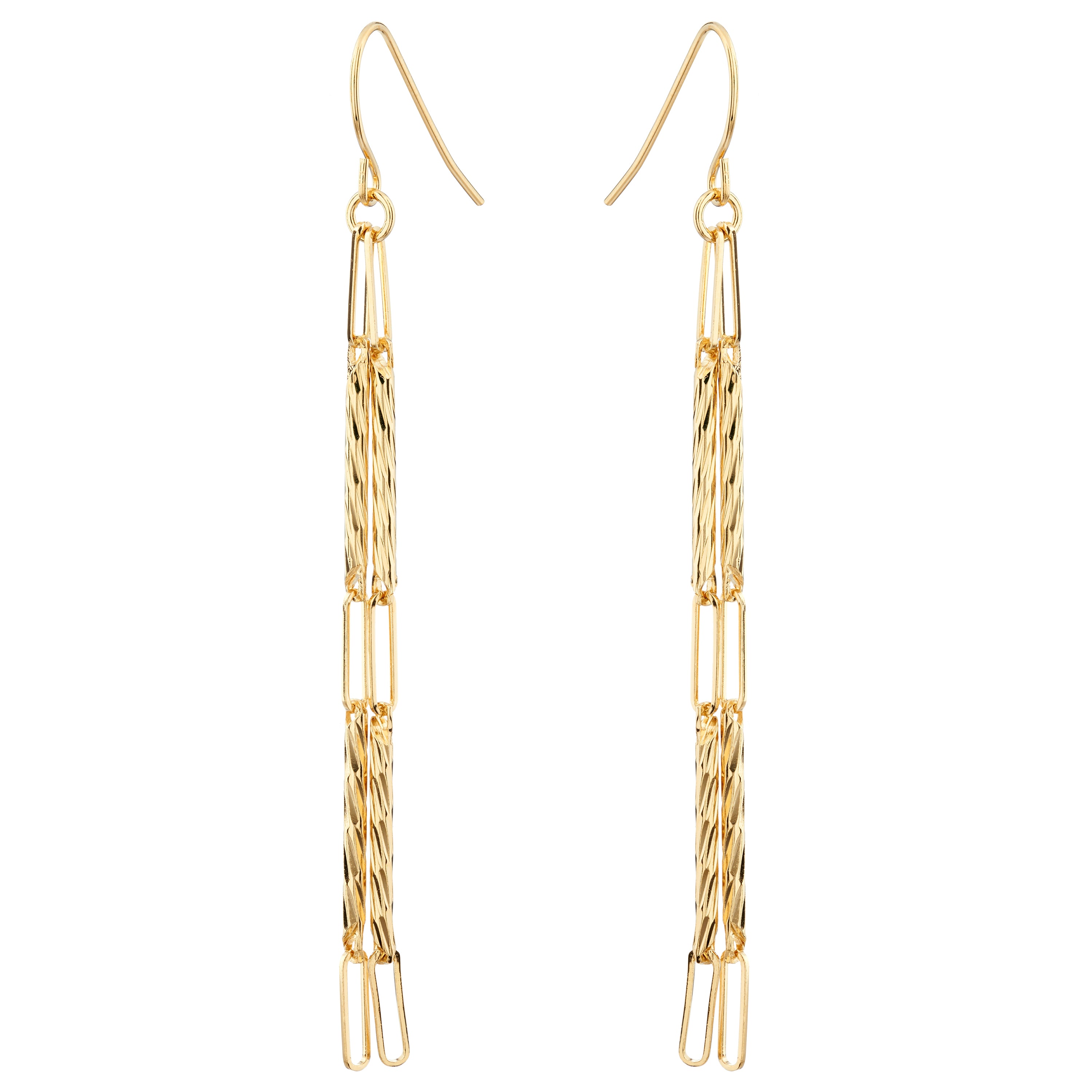 Maggie Chain Earrings - Mirabelle Jewellery