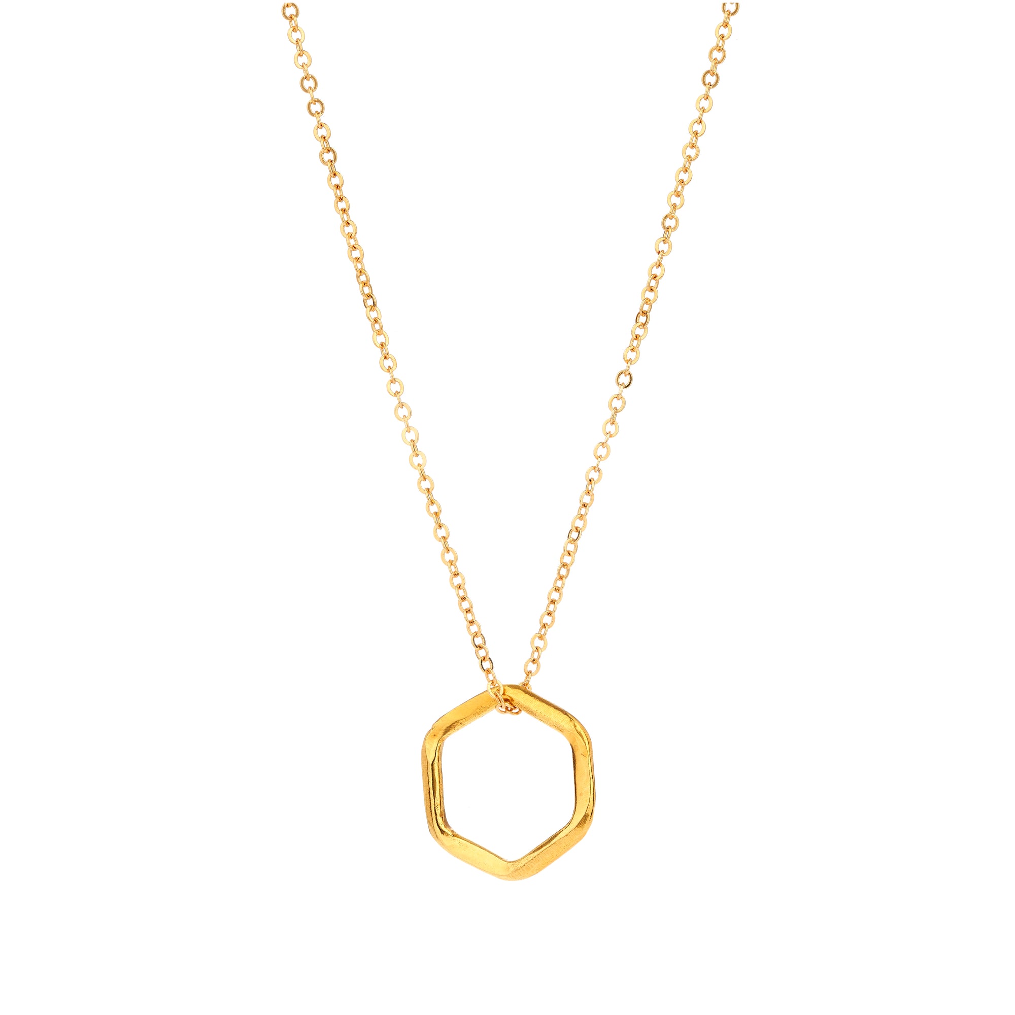 Hexagon Pendant - Mirabelle Jewellery