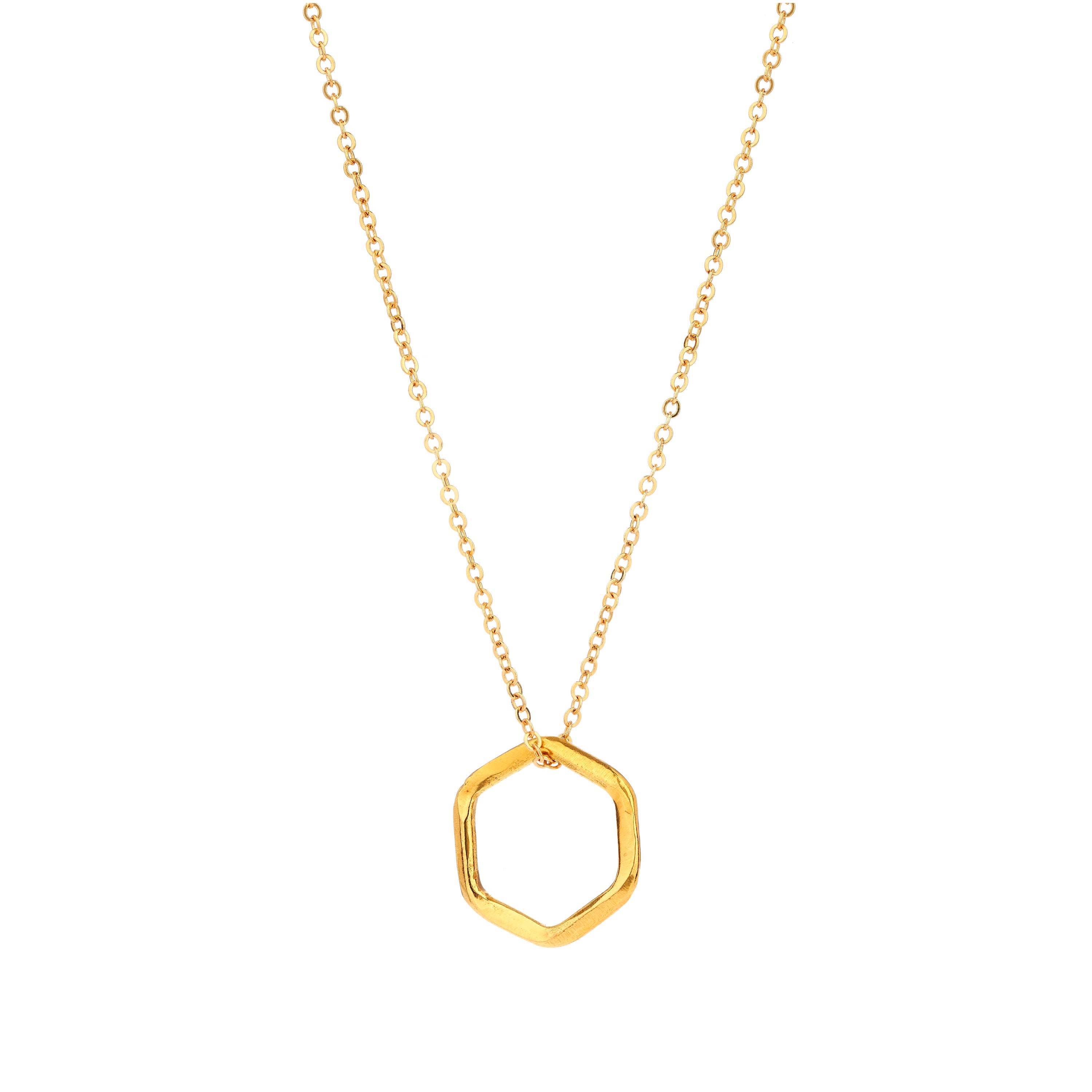 Hexagon Pendant - Mirabelle Jewellery