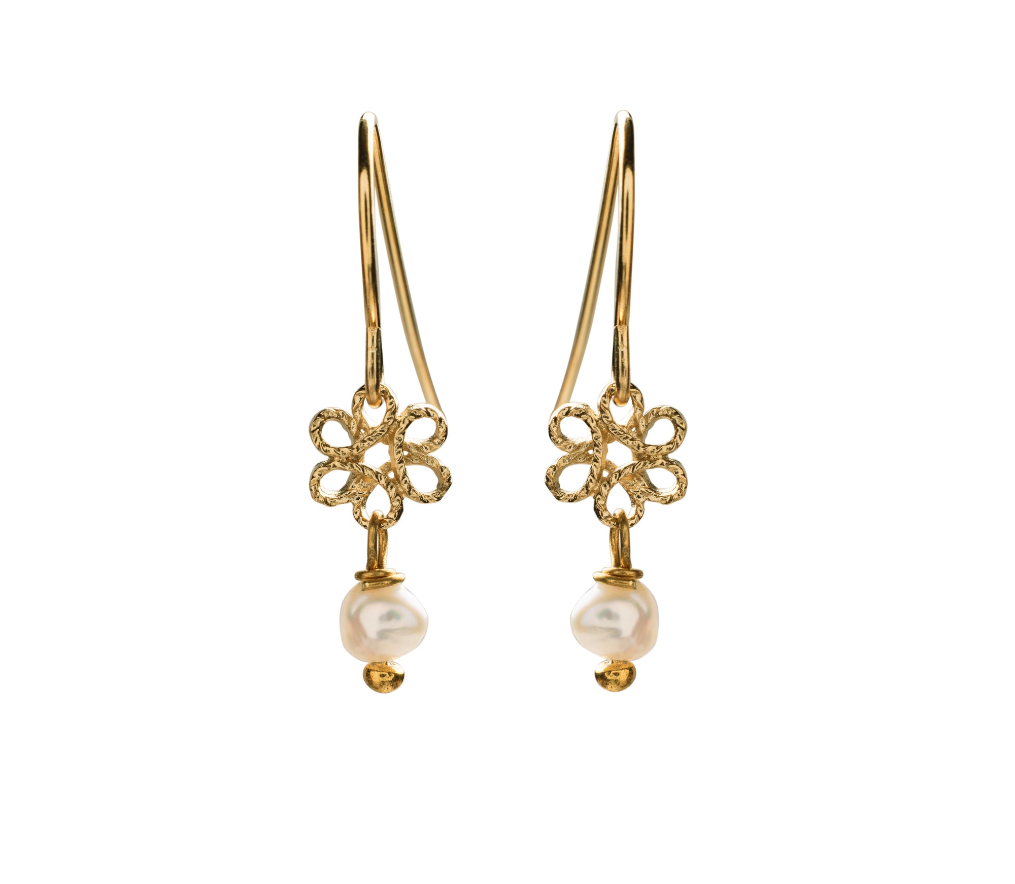 Infinity Earring XS with Pearl - Mirabelle Jewellery