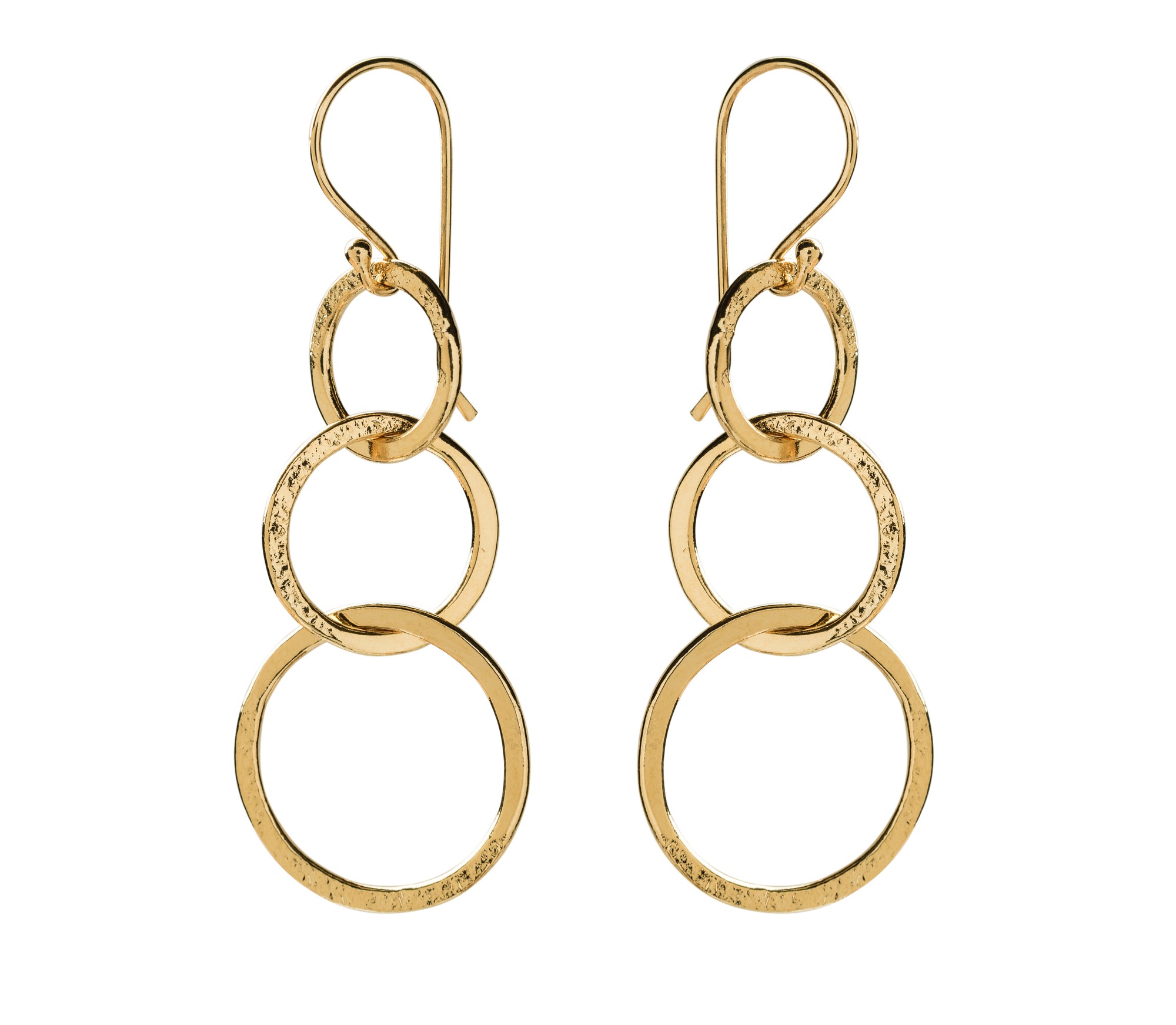 Gold Plated Lolita Loop Earrings