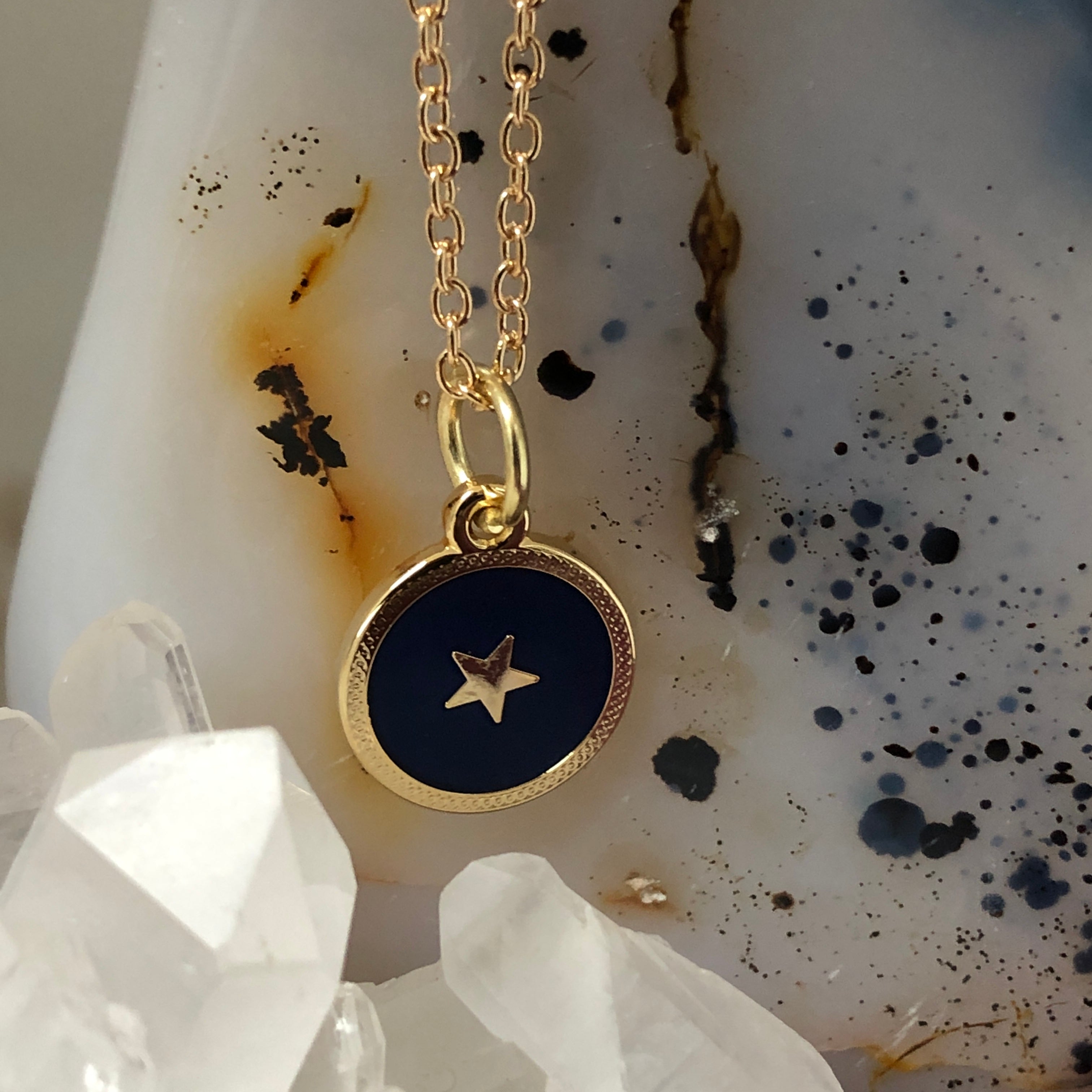 Wish Upon a Star Enamel Medal