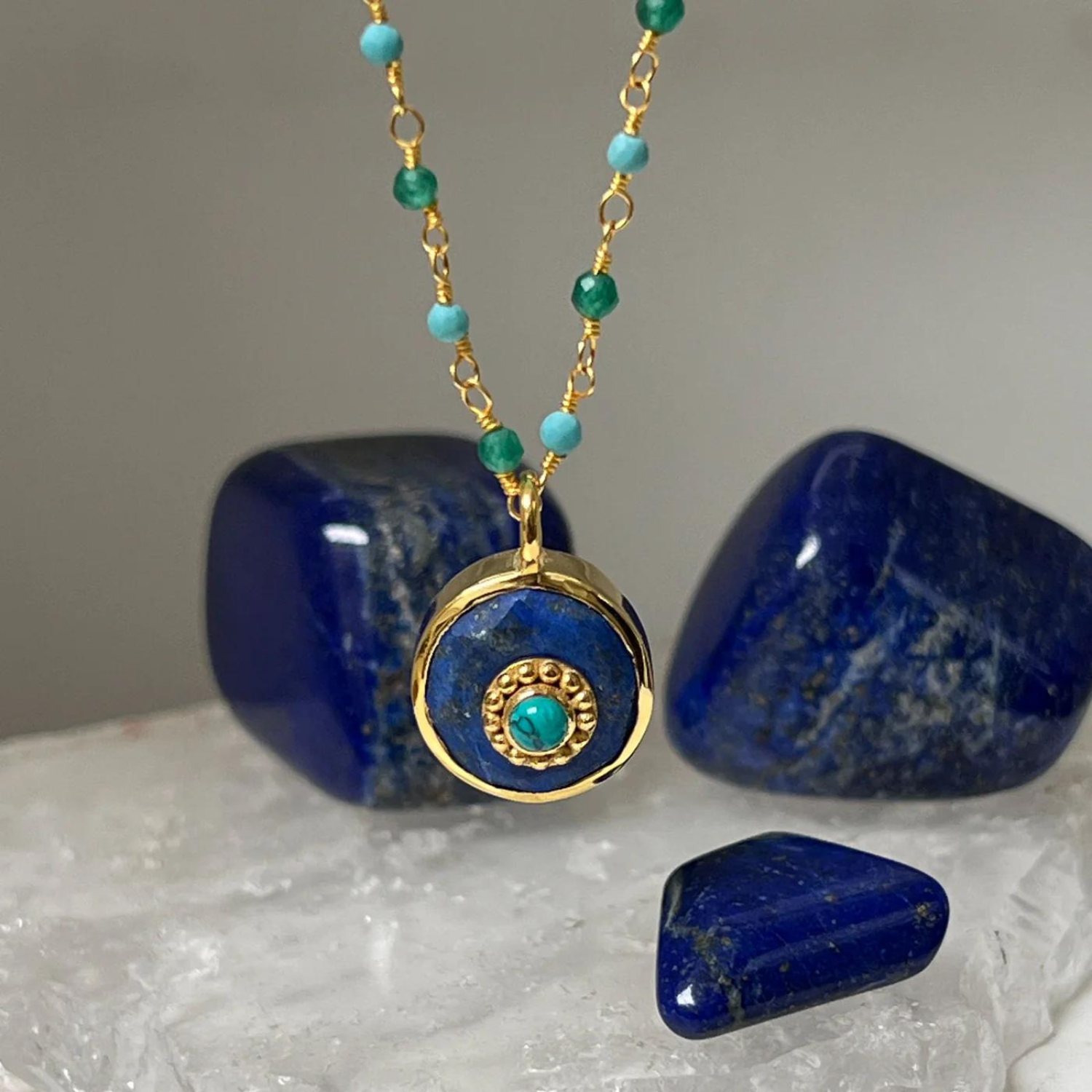 The Meaning of the Colour Blue: Lapis Lazuli & Turquoise