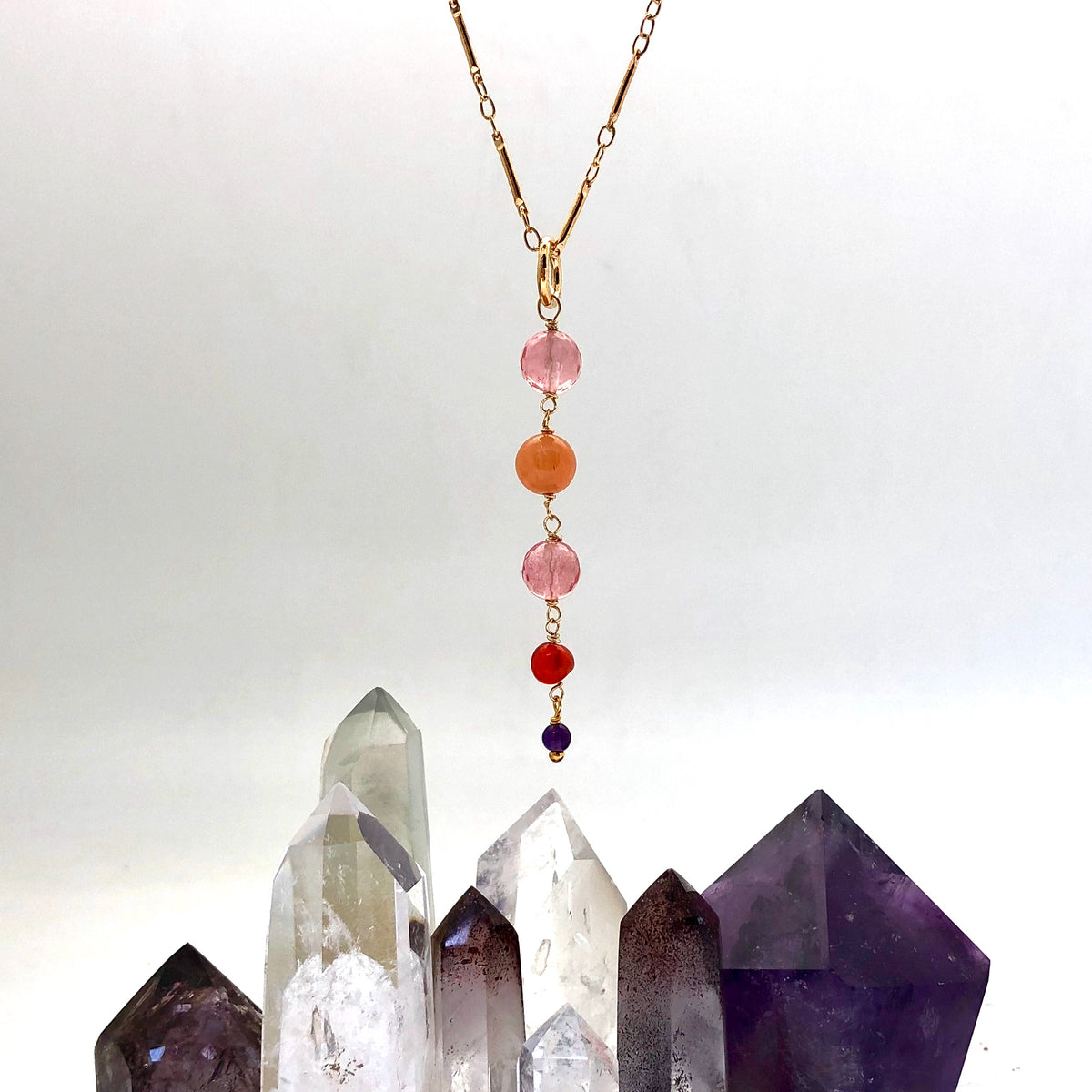 Crystal Guide: Peach, Pink & Purple