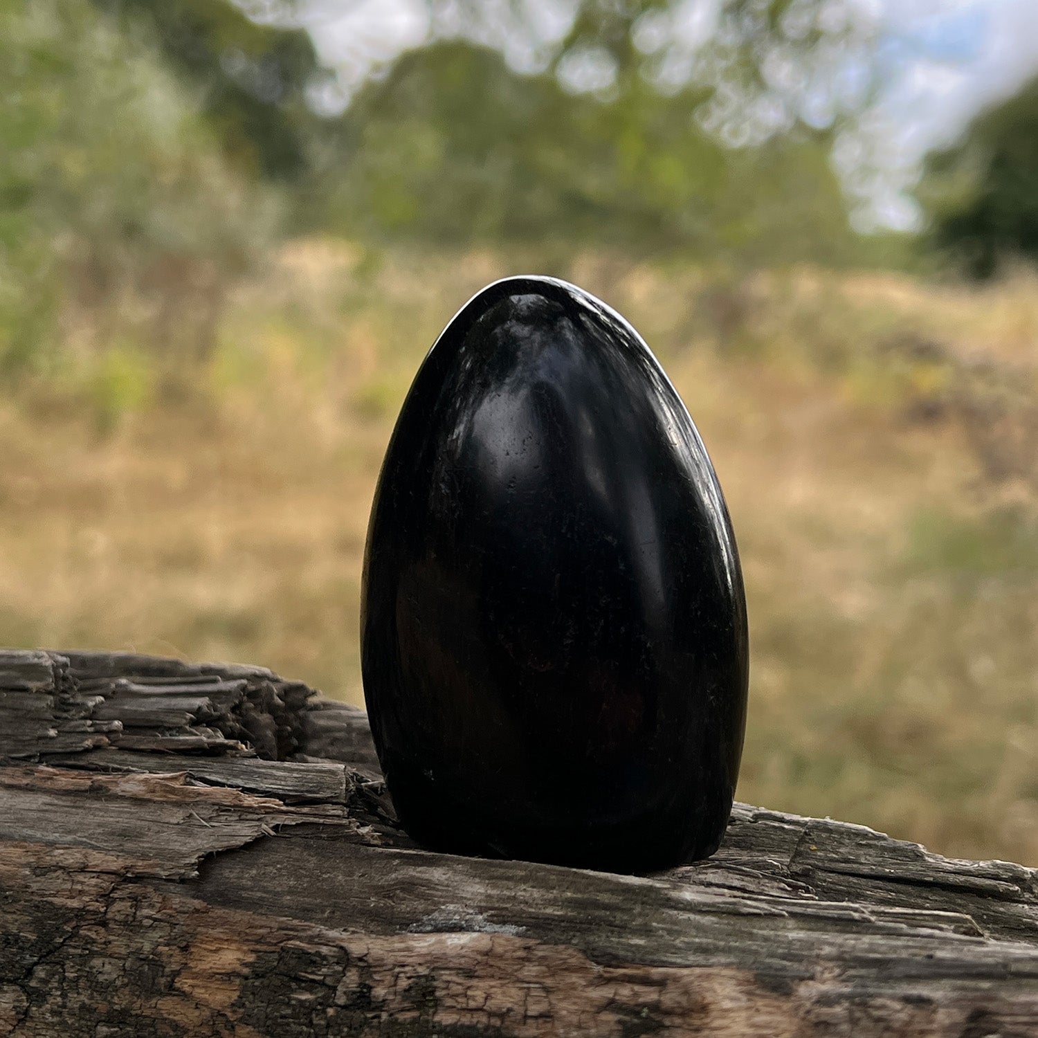 Black Tourmaline Dome Shaped From Madagascar