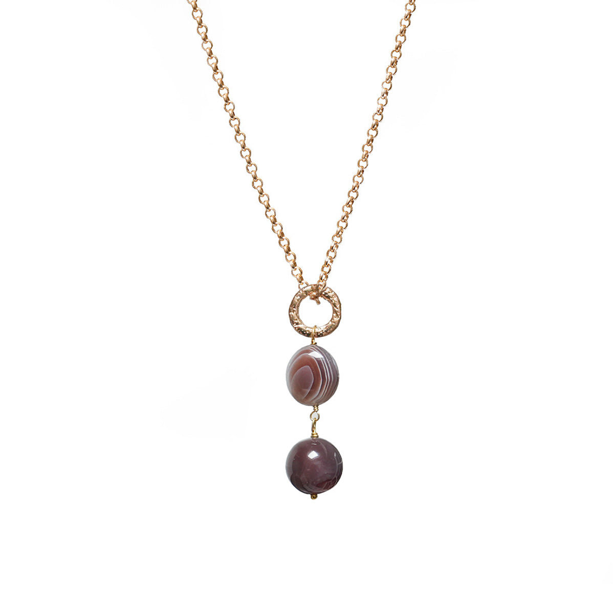 Botswana Agate Pendant Limited Edition