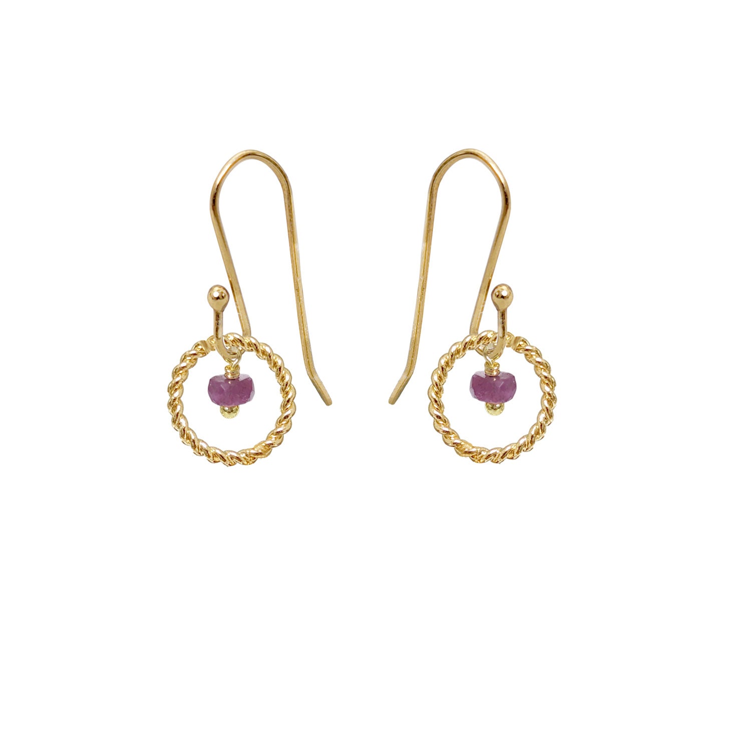 Alexis Burmese Ruby Earrings