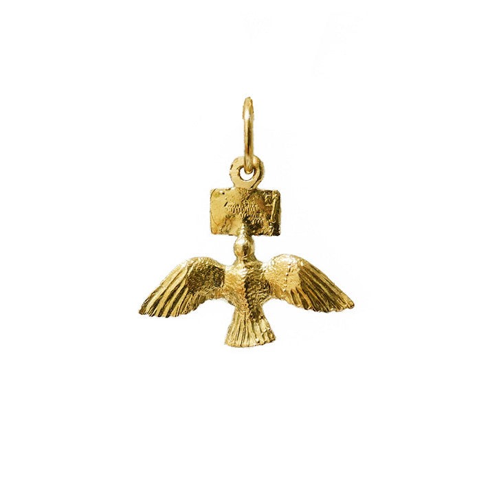 Dove  with Message  of Peace Charm