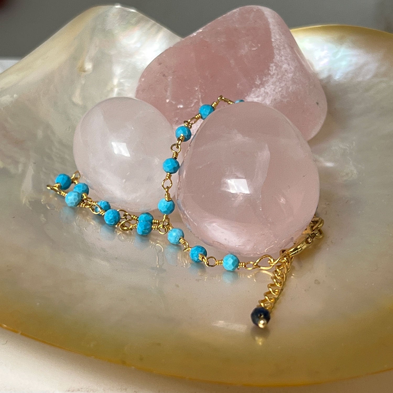 Natural Gemstone Rosary Bracelets — By Sofia