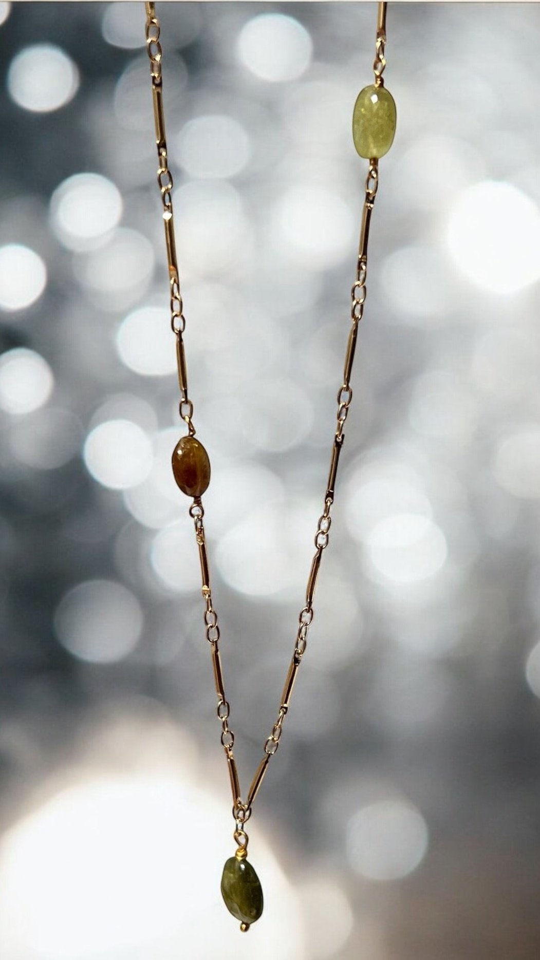 Tula Chain With Grossular  Garnet