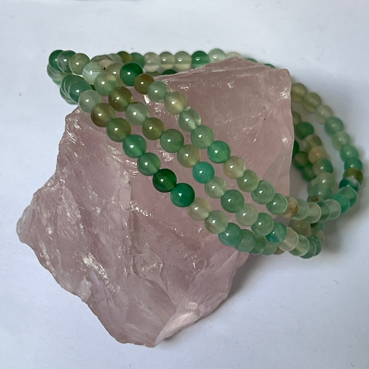 Semi Precious Stone Bracelet elasticated