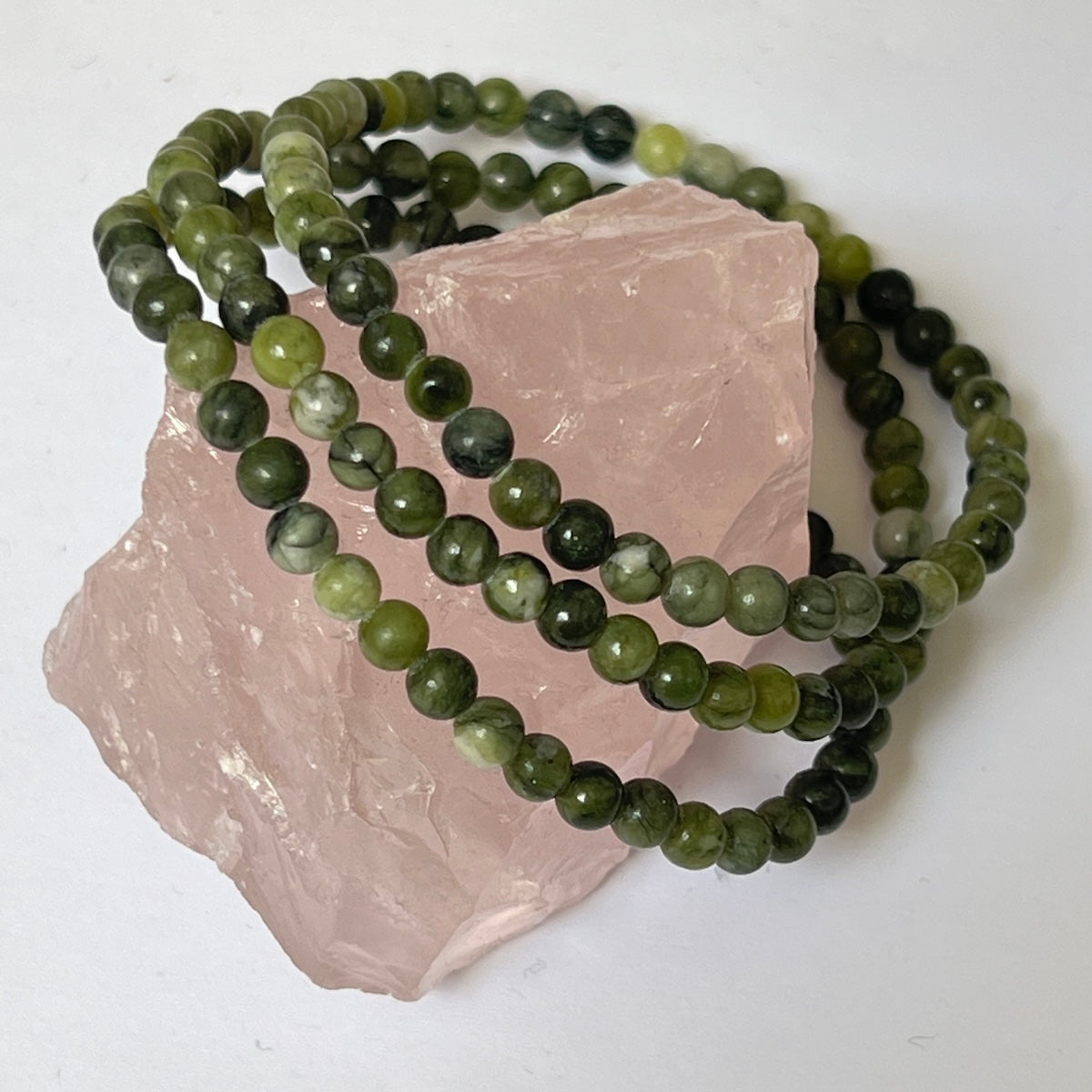 Semi Precious Stone Bracelet elasticated