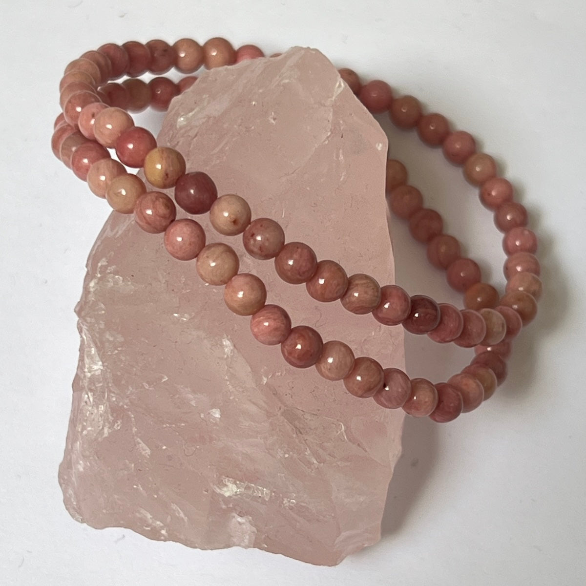 Semi Precious Stone Bracelet elasticated