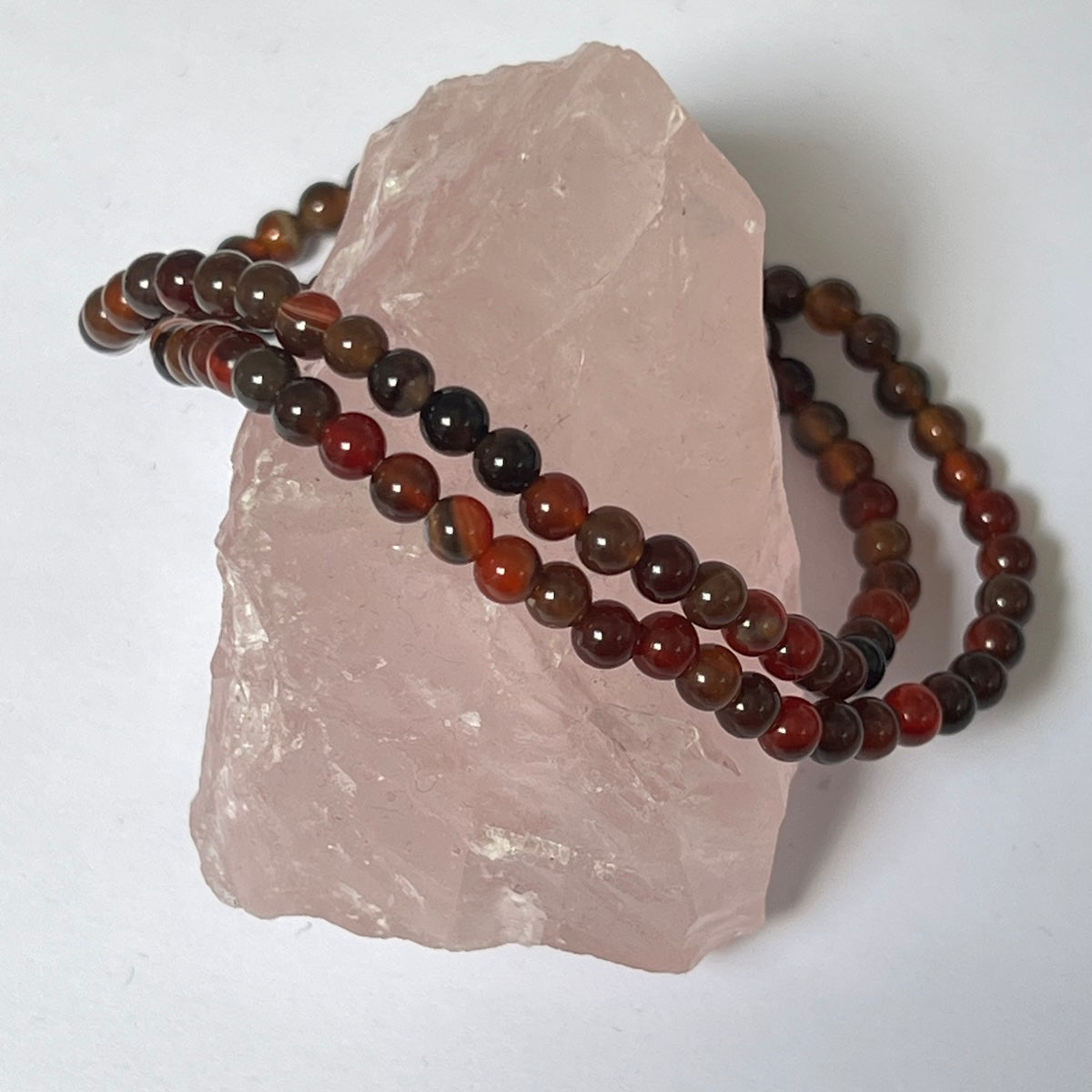 Semi Precious Stone Bracelet elasticated