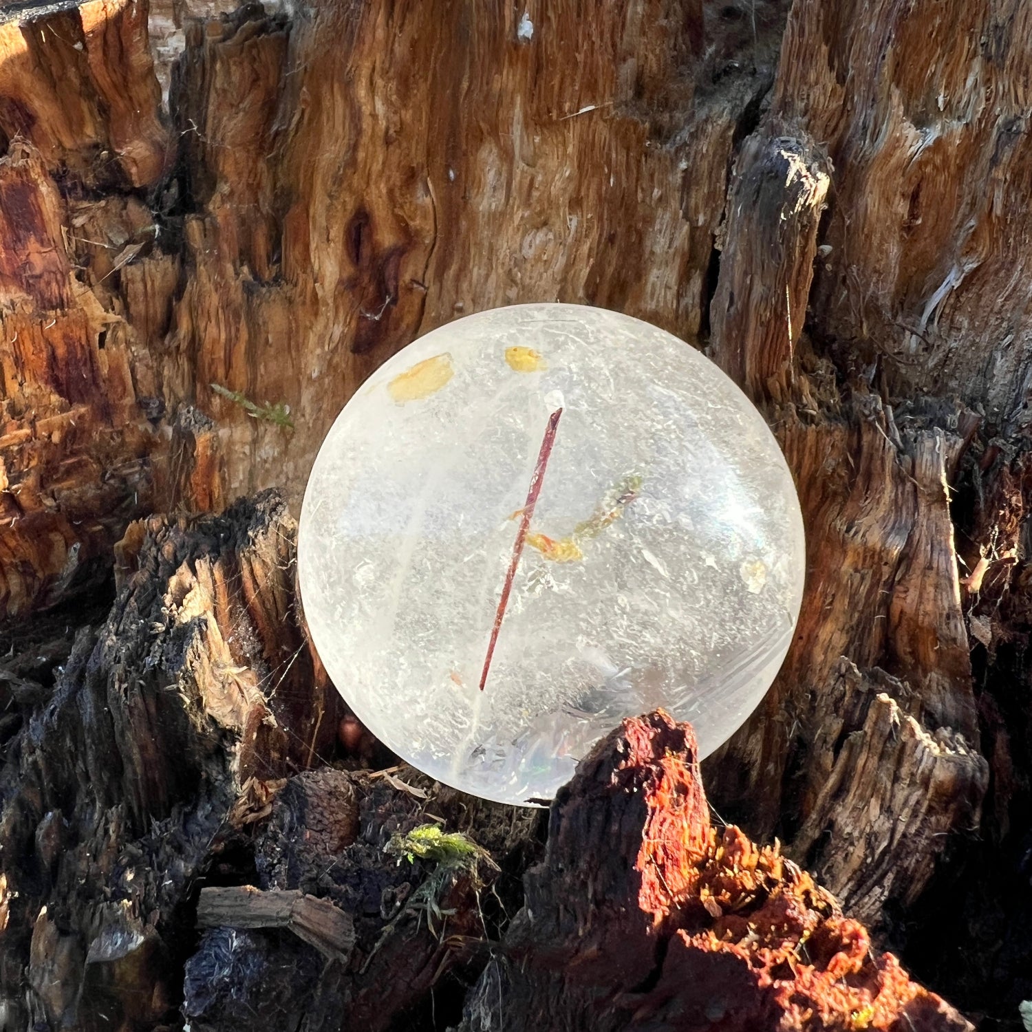 Unique Black Rutil Ball From Brazil