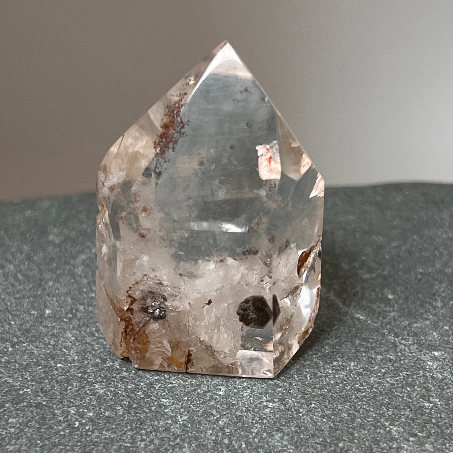Short Powerful Crystal with Mica  inclusions