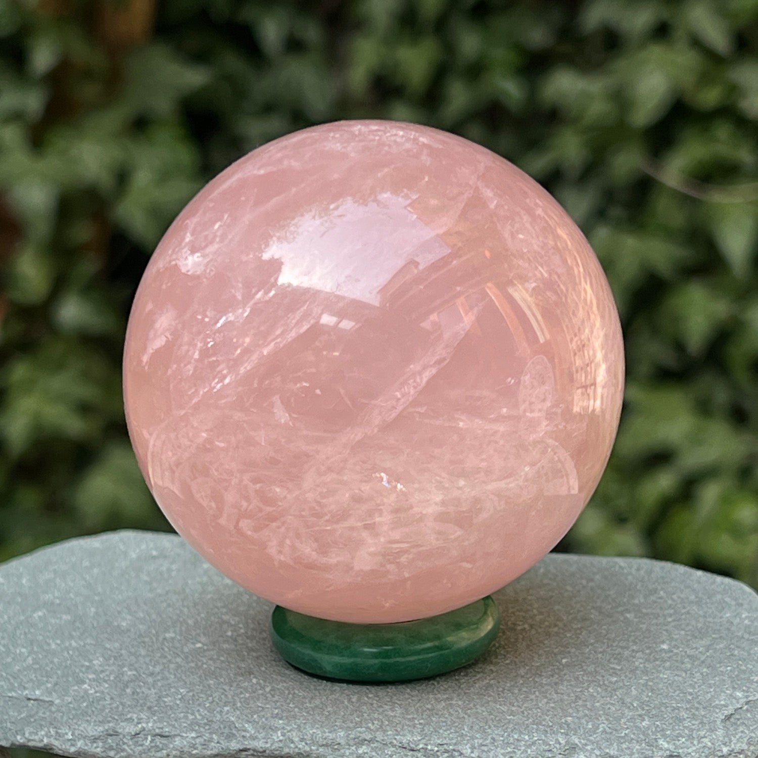 Unique Rose Quartz Ball from Madagascar