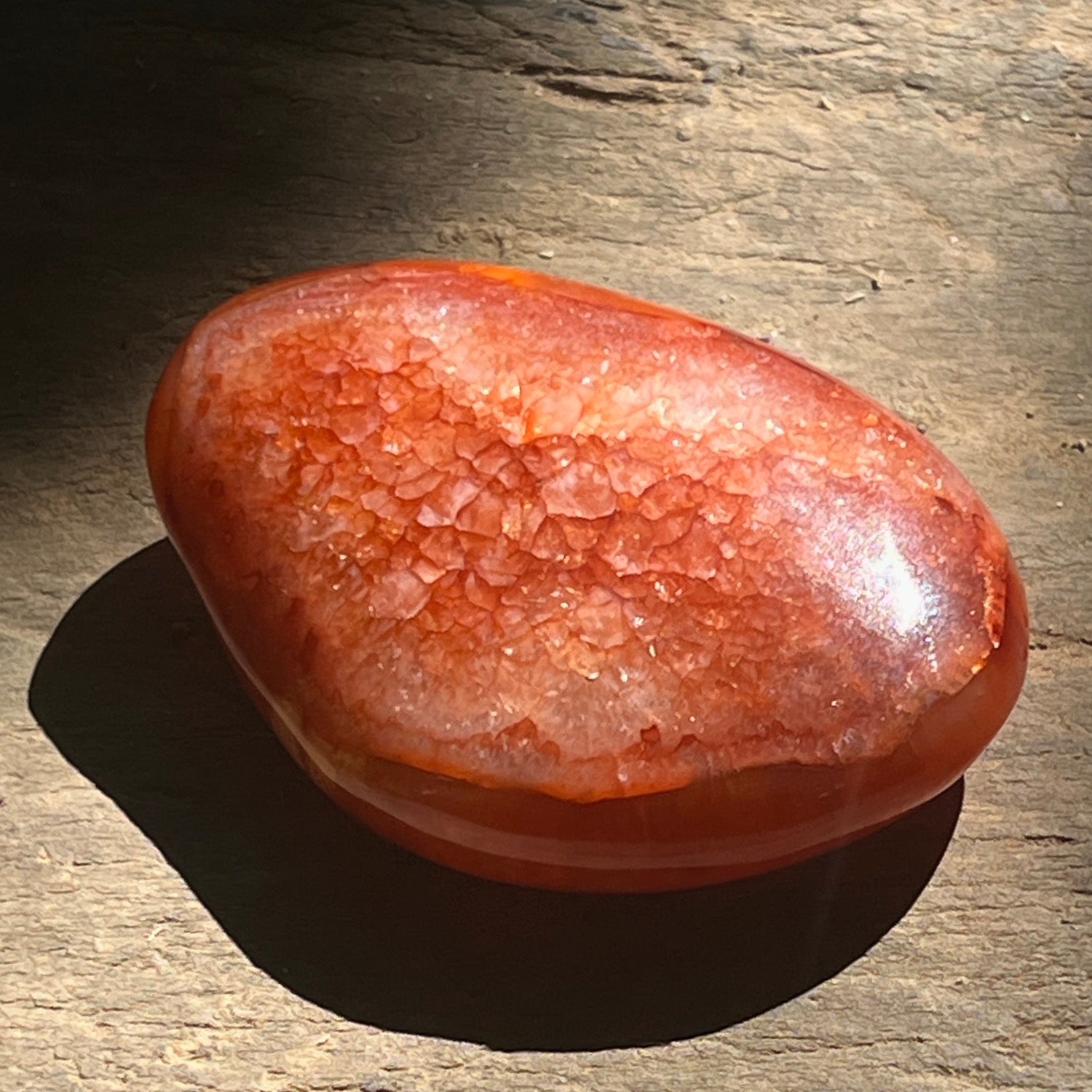 Carnelian large Pebble  Stone from Madagascar