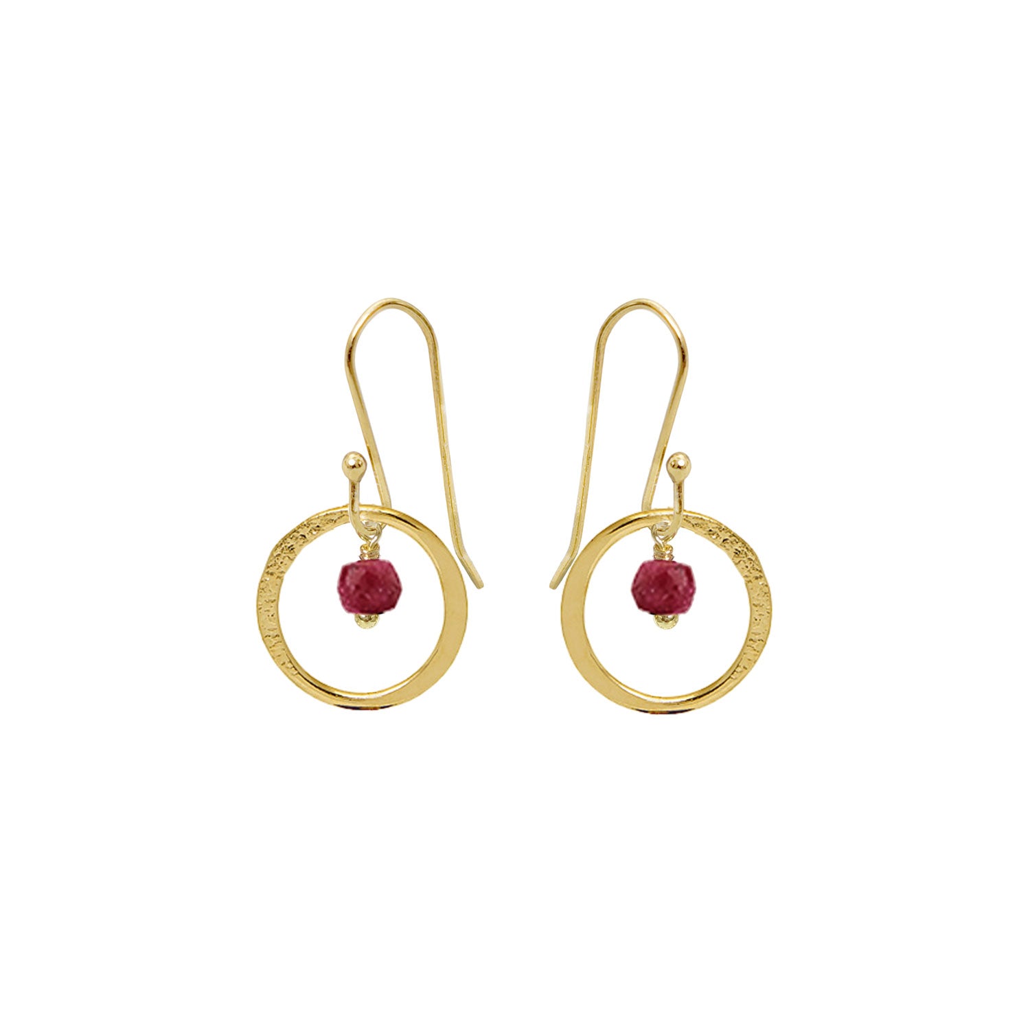 Lottie Earrings Ruby