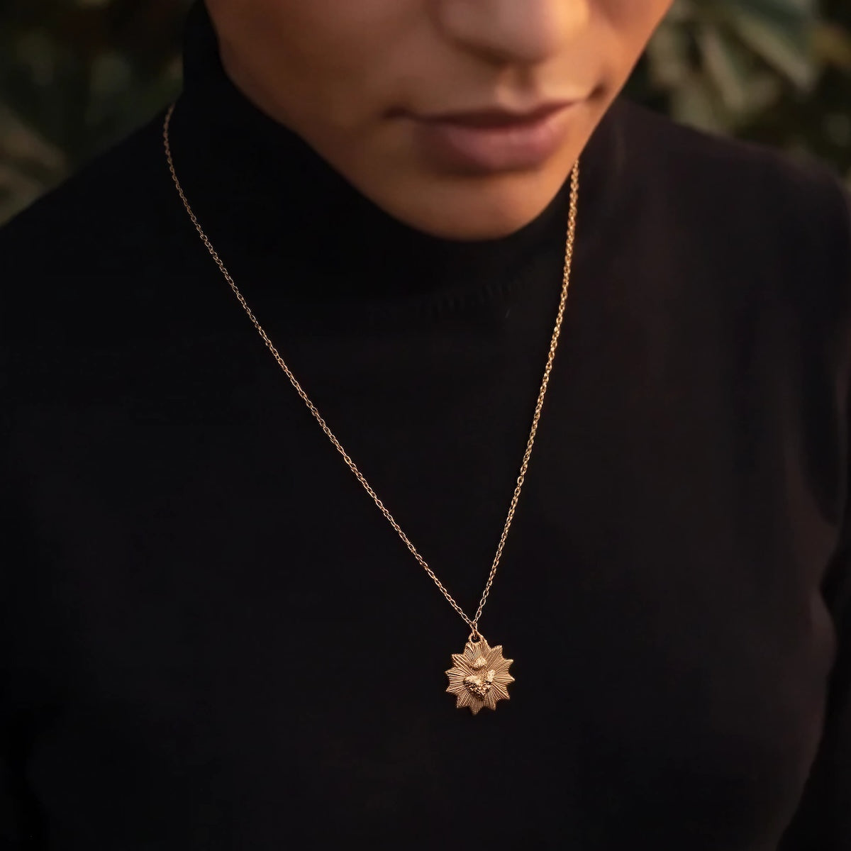 Sacred Heart Medallion Charm