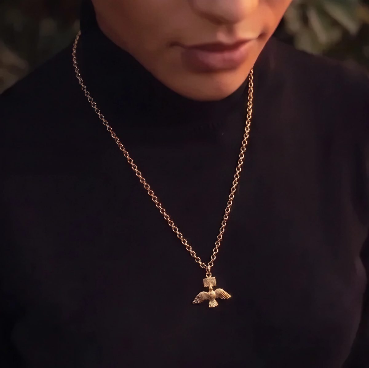 Dove  with Message  of Peace Charm