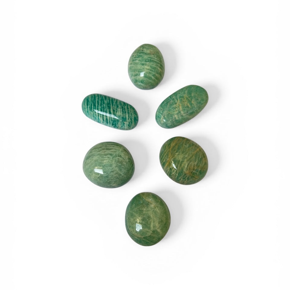 Amazonite Palm Pebble from Madagascar