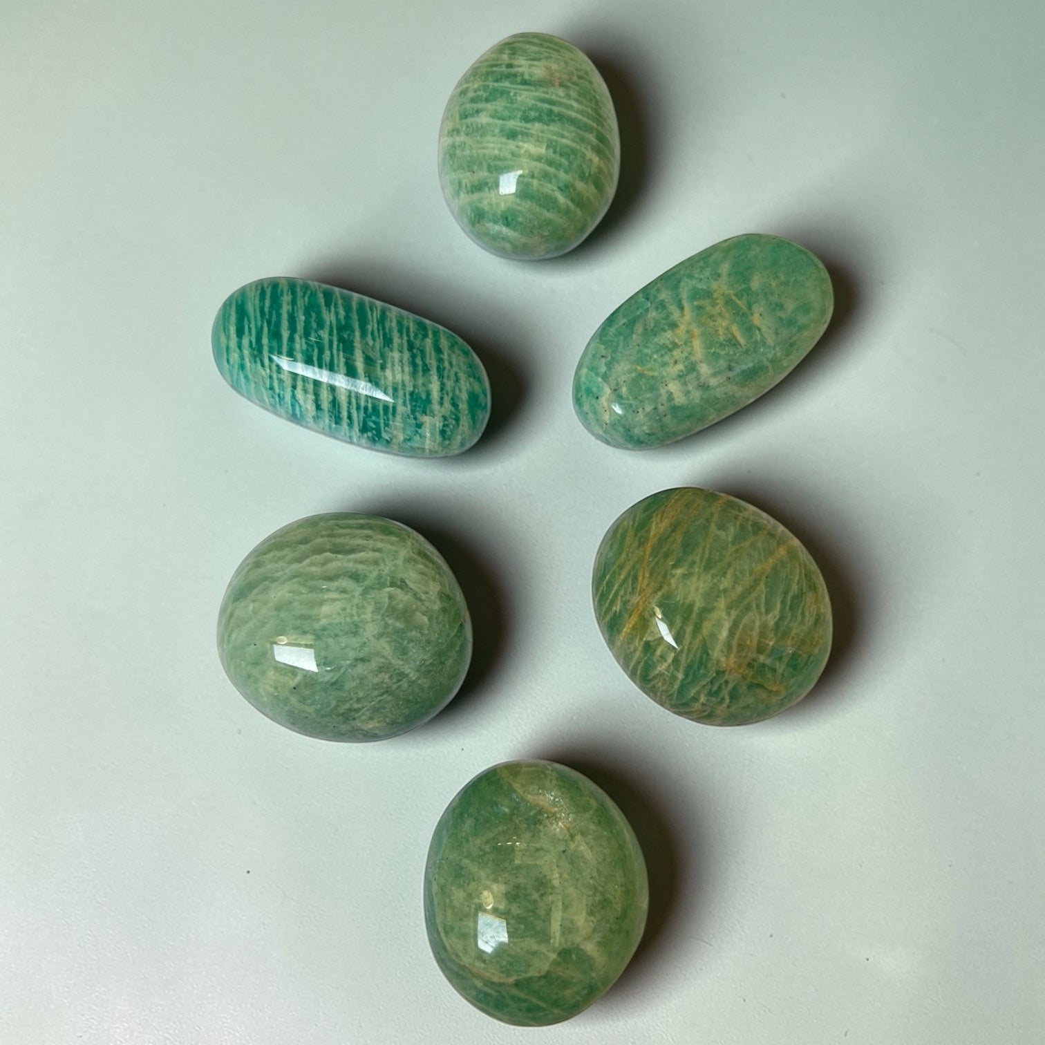 Amazonite Palm Pebble from Madagascar