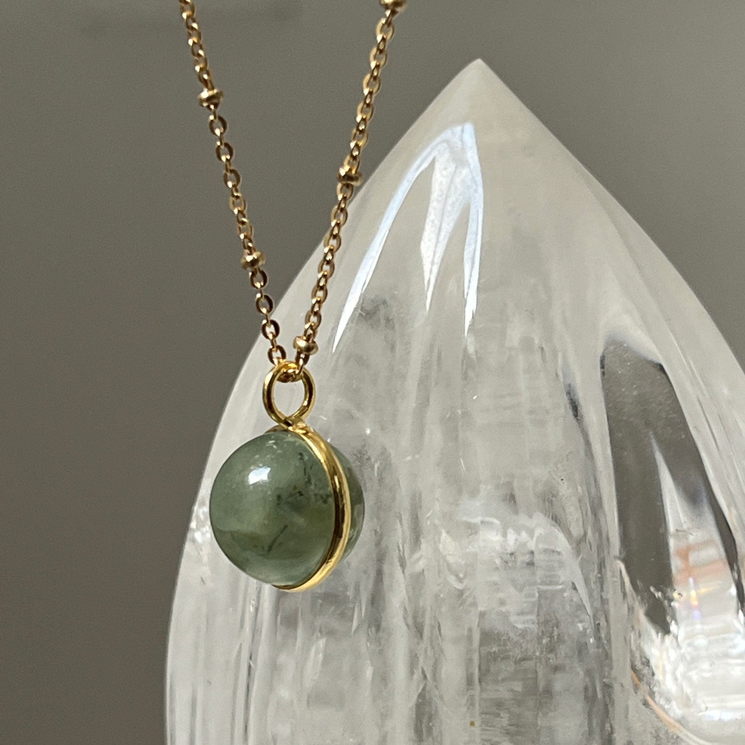 Magic Prehnite Ball on Long Satellite Chain
