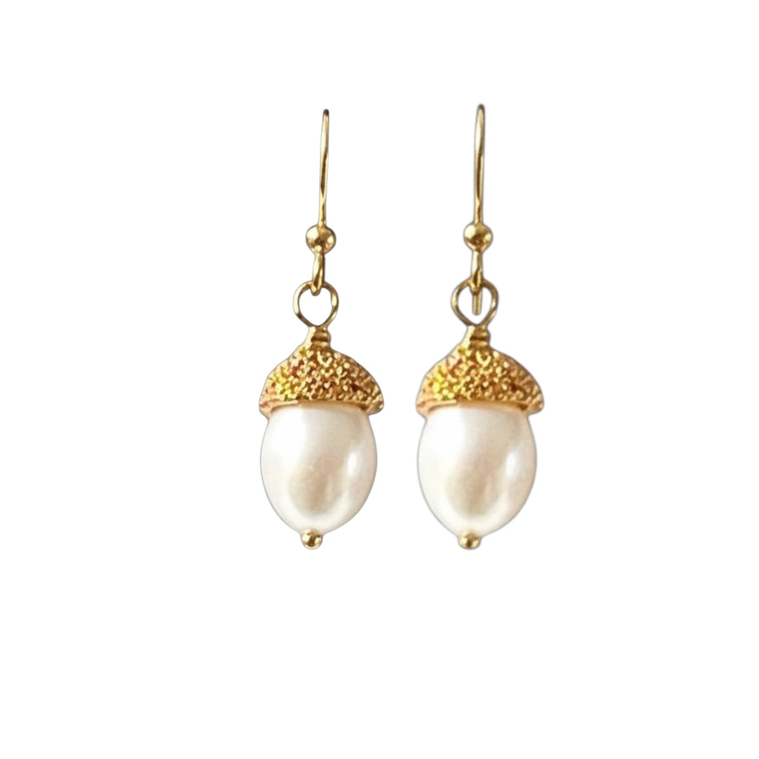 Acorn Freshwater pearl Earrings