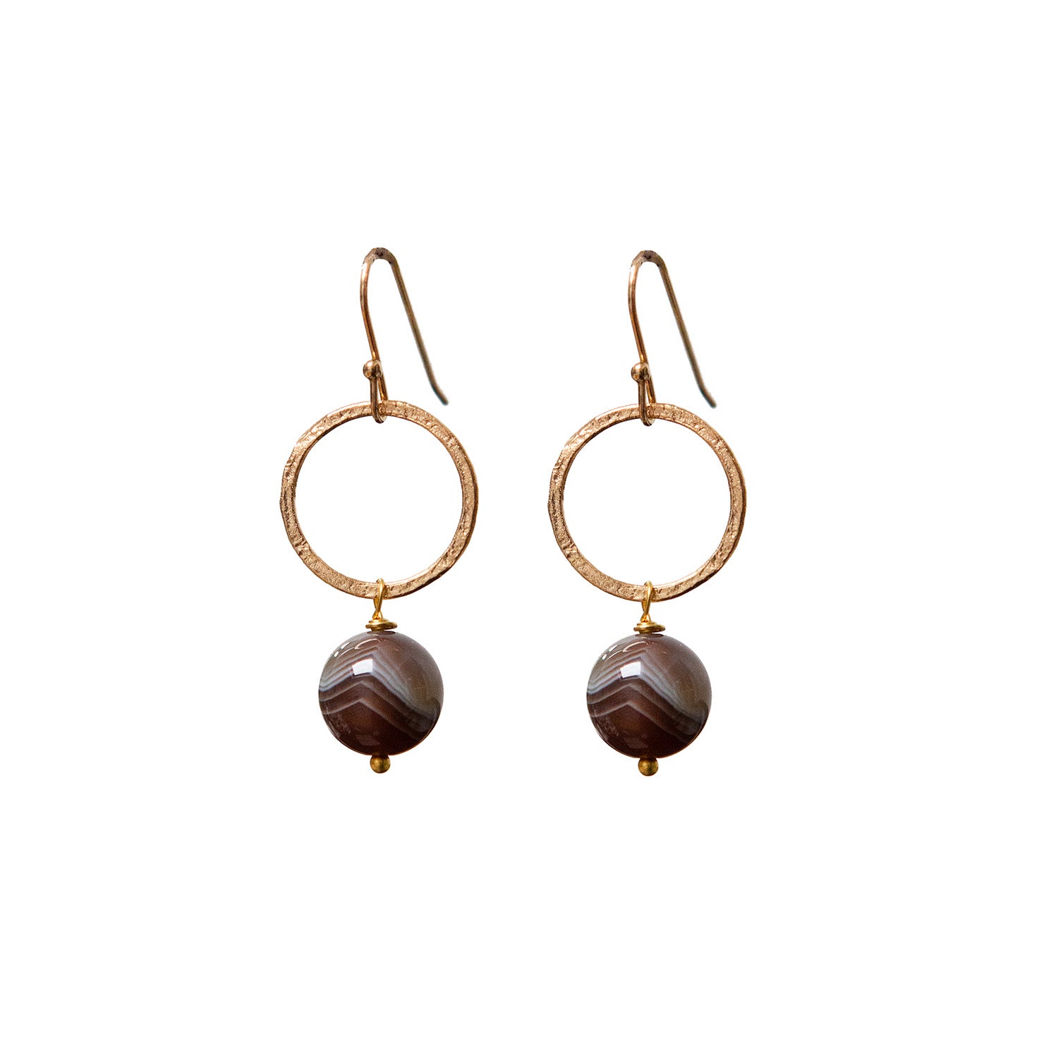 Margaret Botwasna Agate Earrings