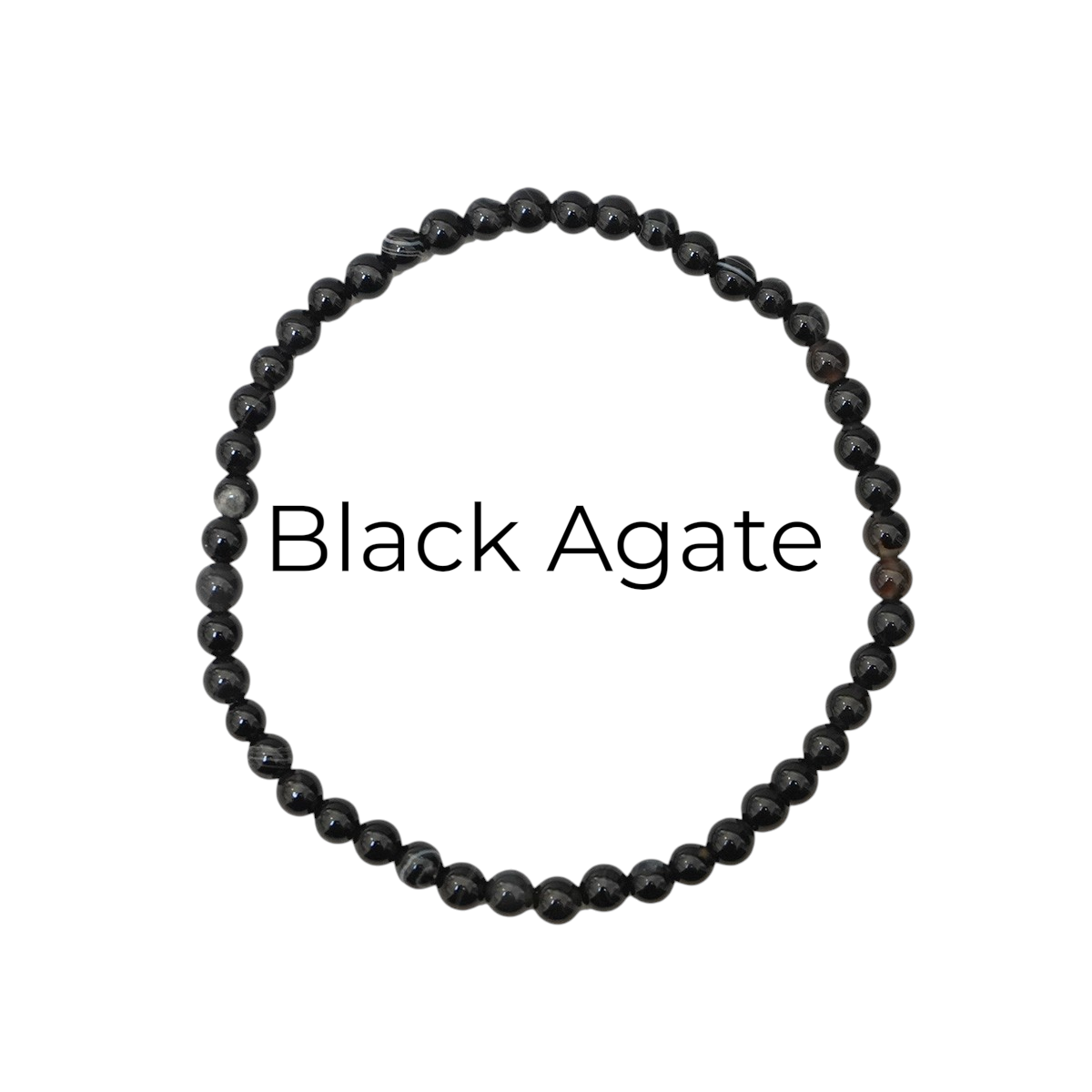 Semi Precious Stone Bracelet elasticated
