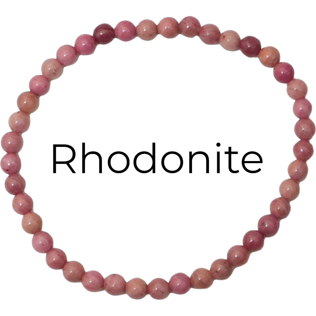 Semi Precious Stone Bracelet elasticated