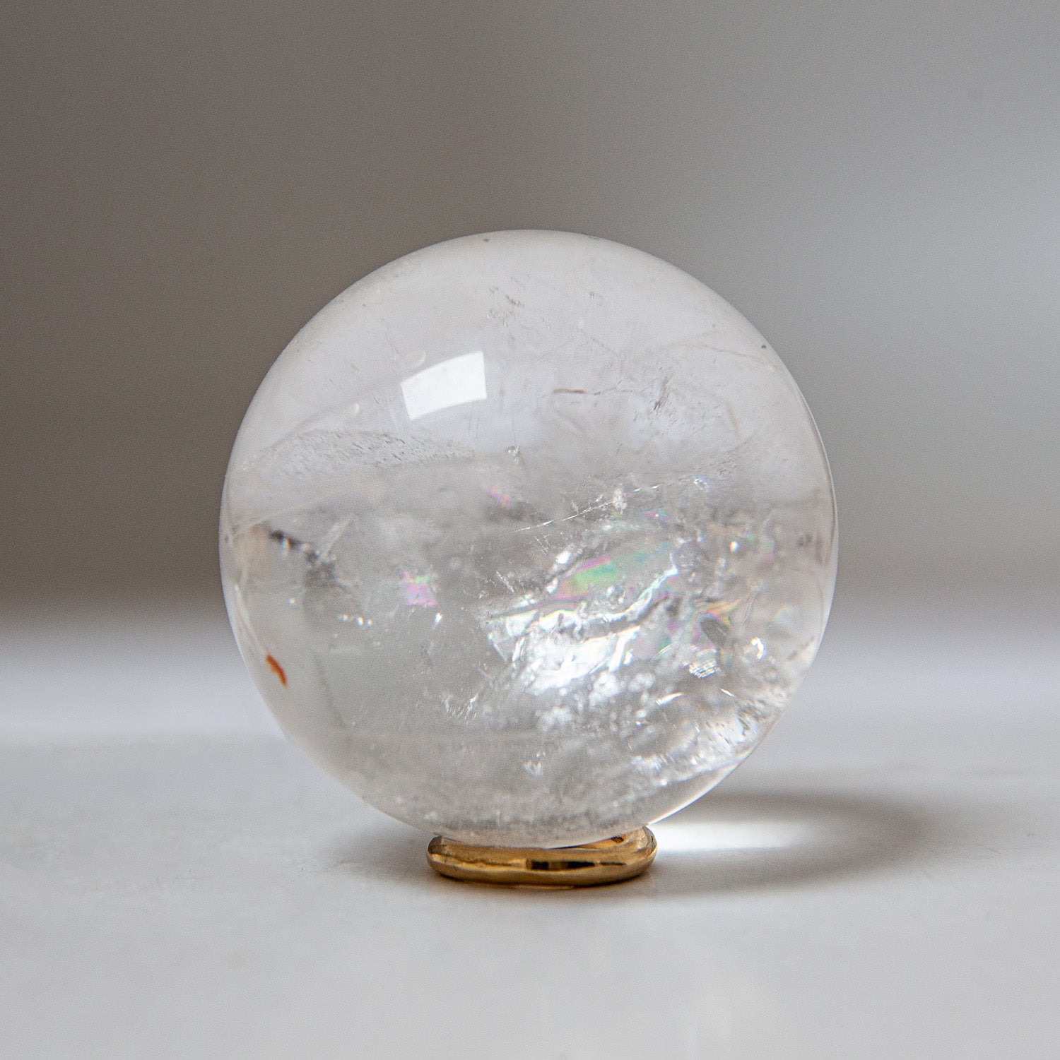 Unique Clear Quartz Ball from Brazil