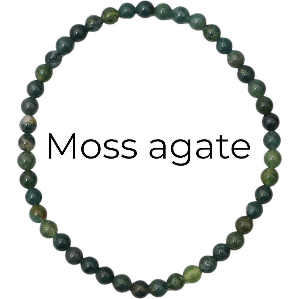 Semi Precious Stone Bracelet elasticated