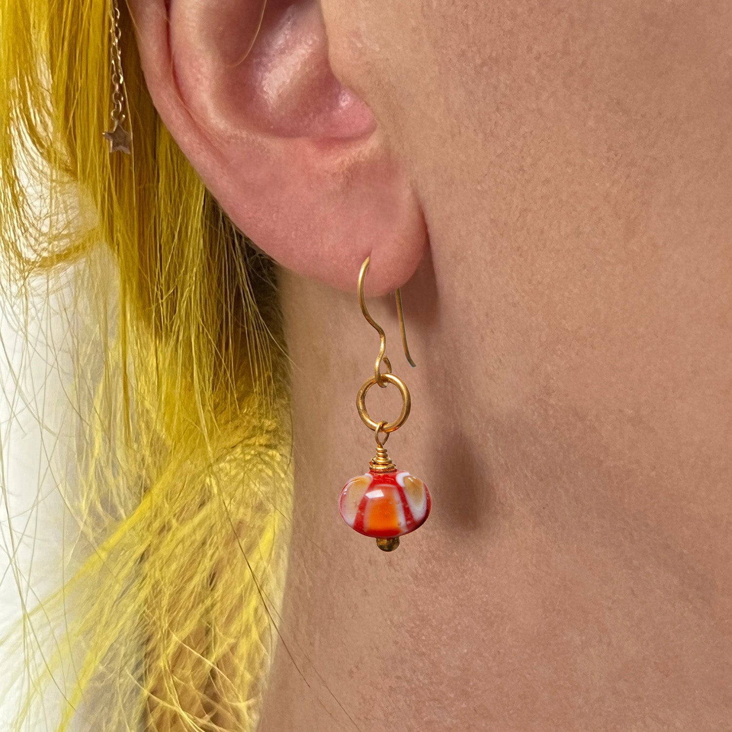 Recycled Glass Earrings