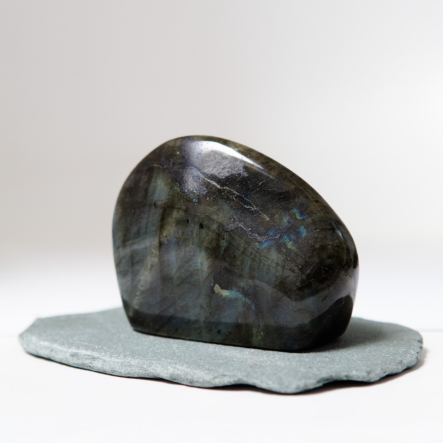 Polished Freeform Labradorite From Madagascar