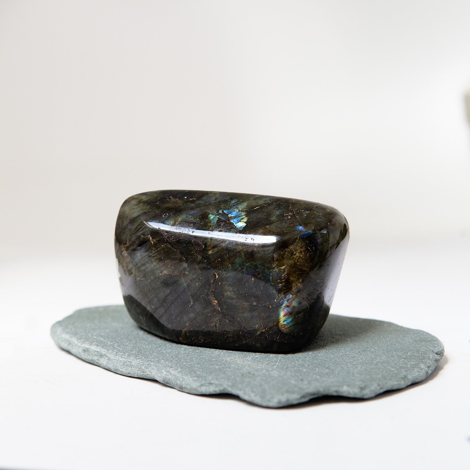 Polished Freeform Labradorite From Madagascar